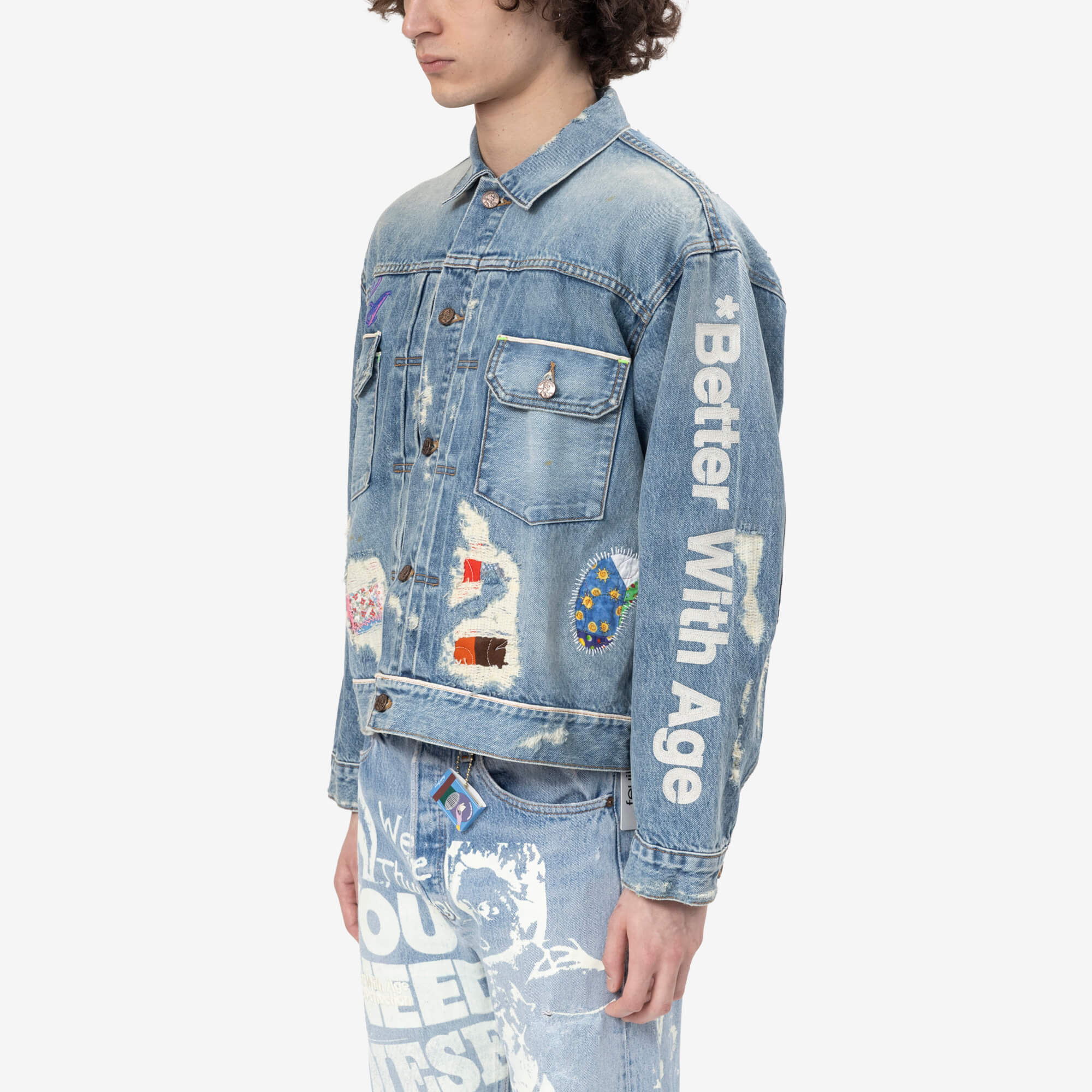 Better With Age Repair Type 2 Denim Jacket Indigo - 3