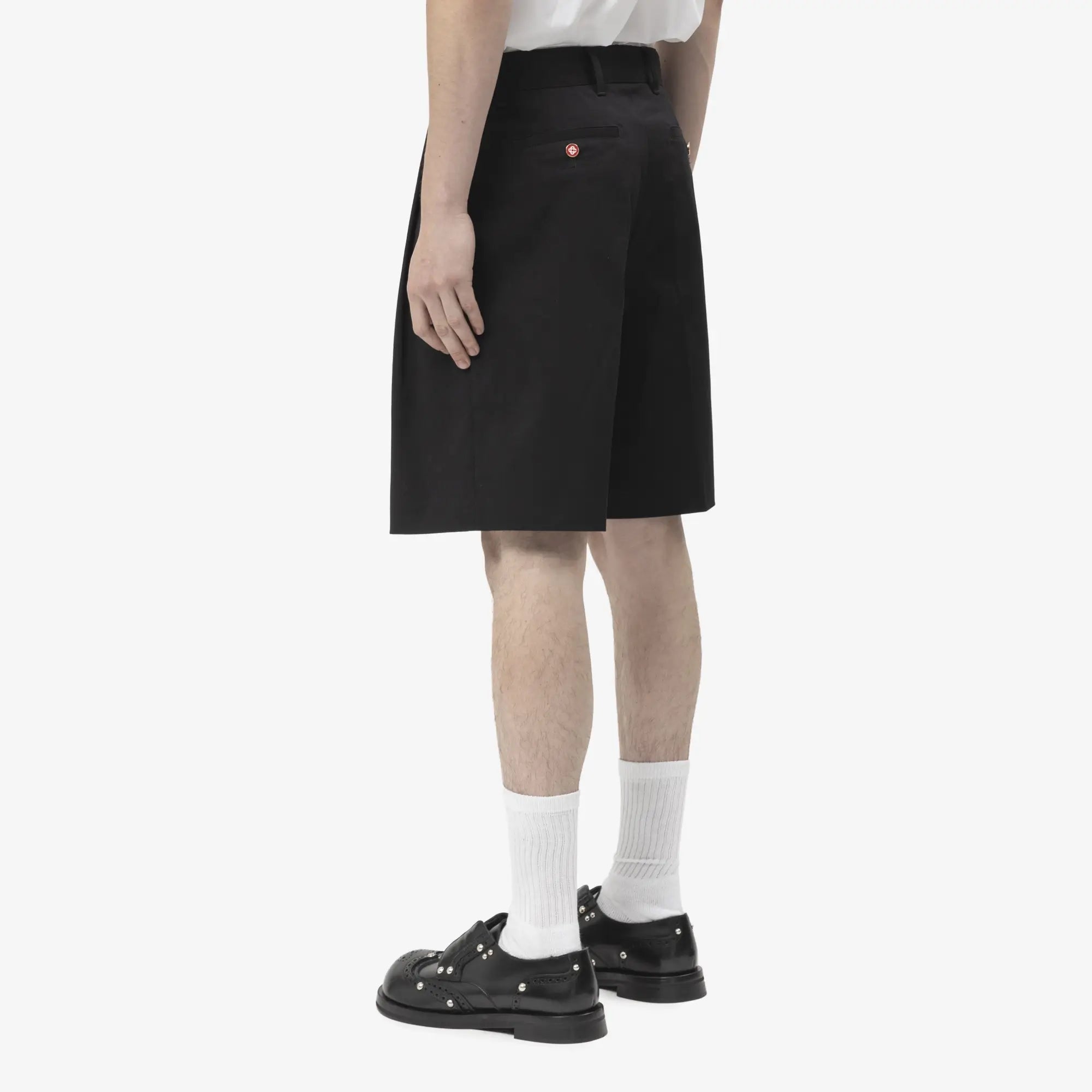 Casablanca Belt Loop Shorts Black - 4