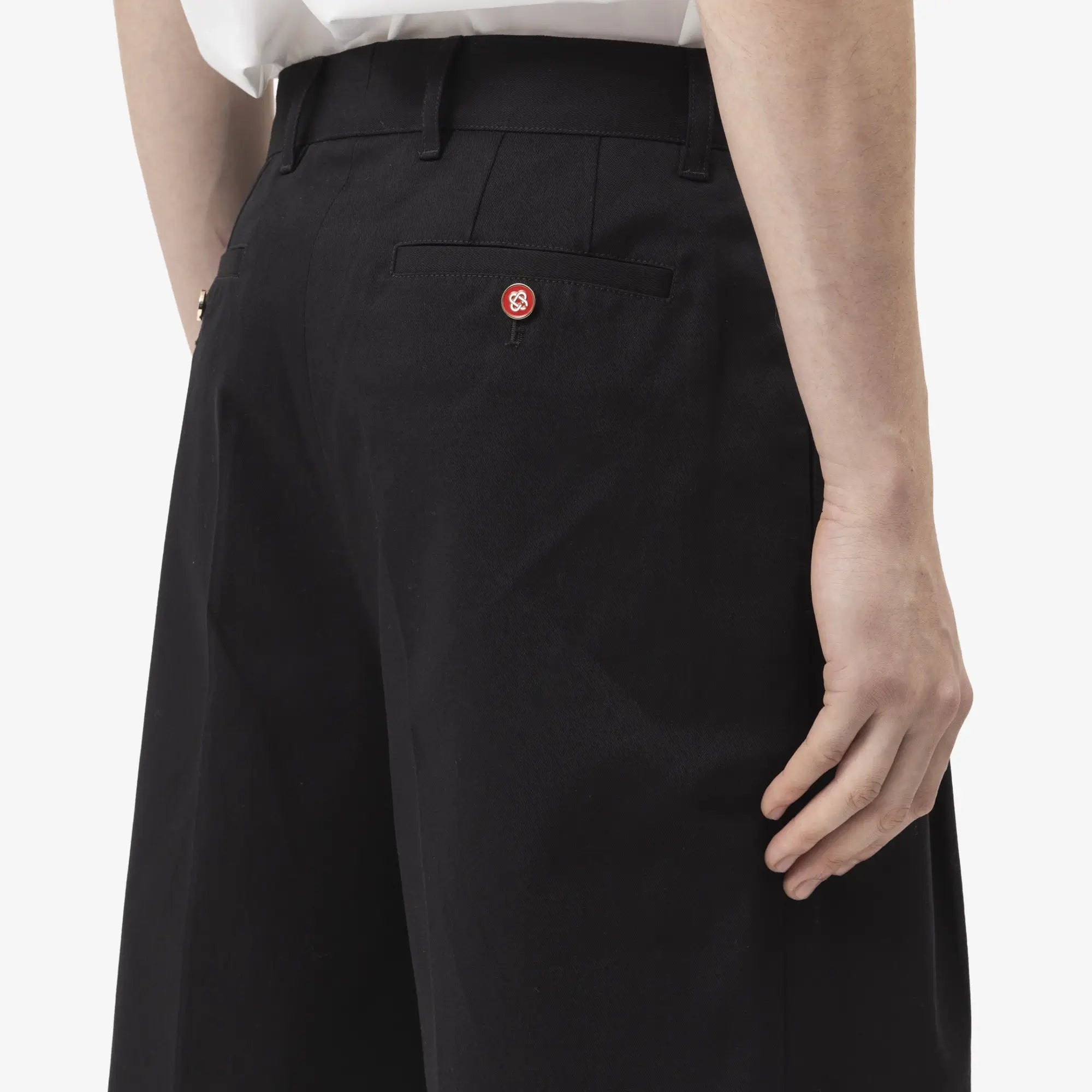 Casablanca Belt Loop Shorts Black - 5
