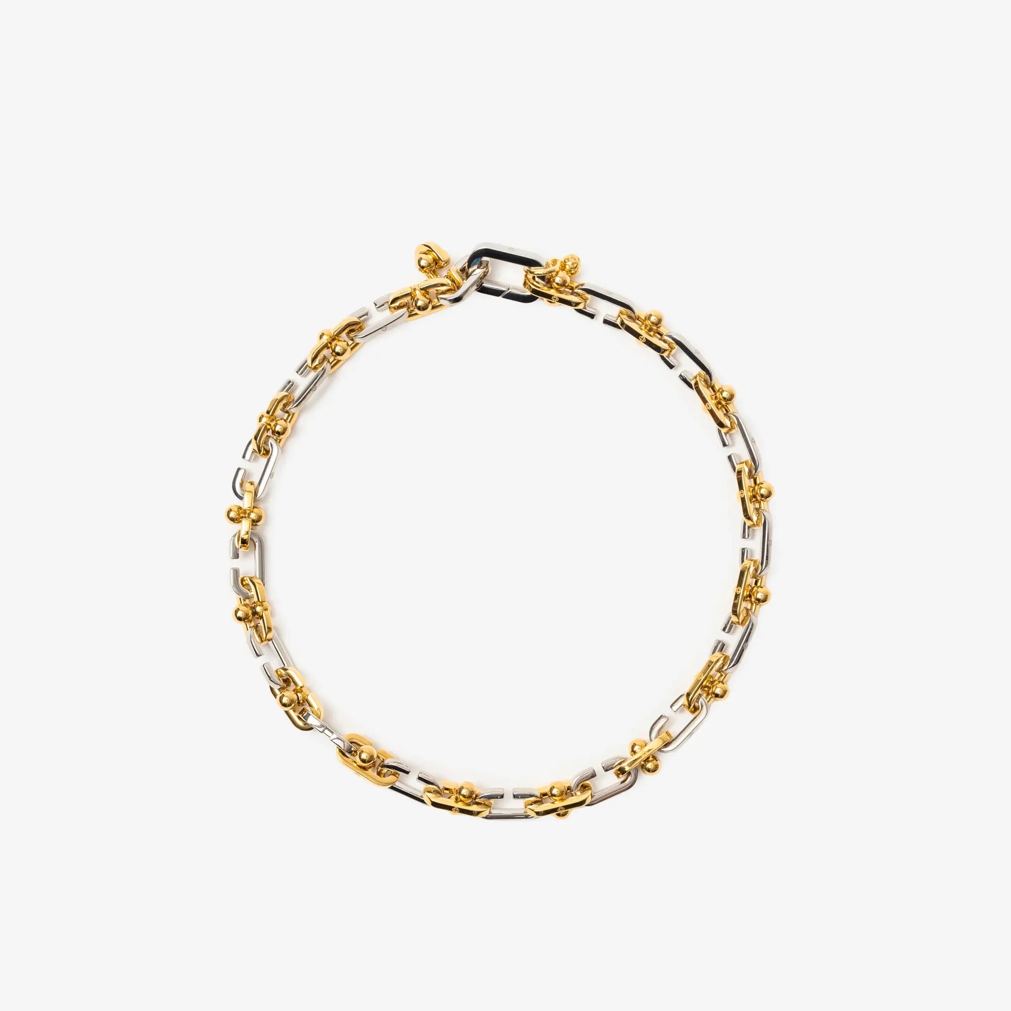 Casablanca C Link Ball Necklace Silver/Gold - 1