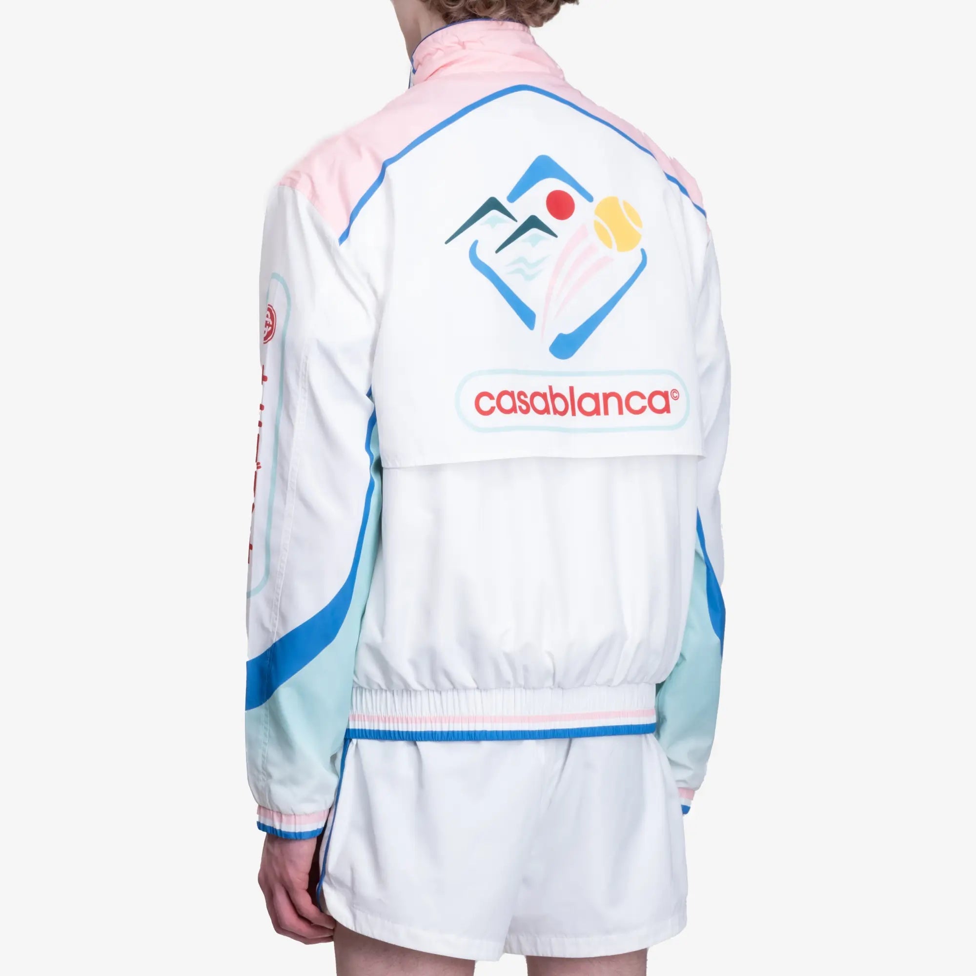 Casablanca Casa Sportif Windbreaker Jacket White - 5