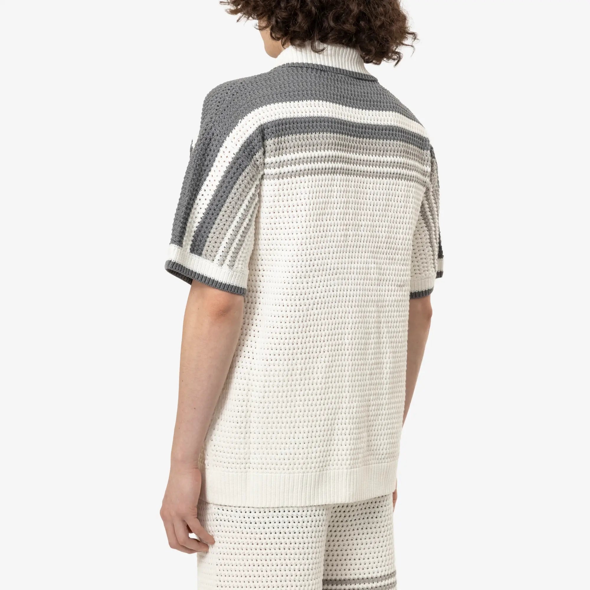 Casablanca Crochet Shirt White - 4