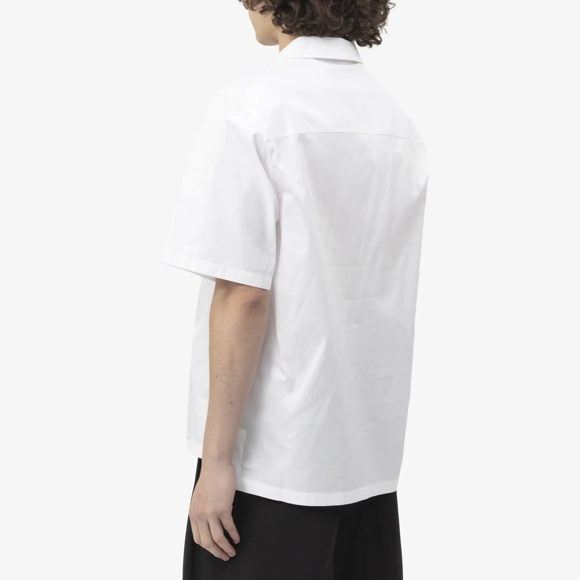 Casablanca Dragonfly Cuban Collar SS Shirt Off White - 4