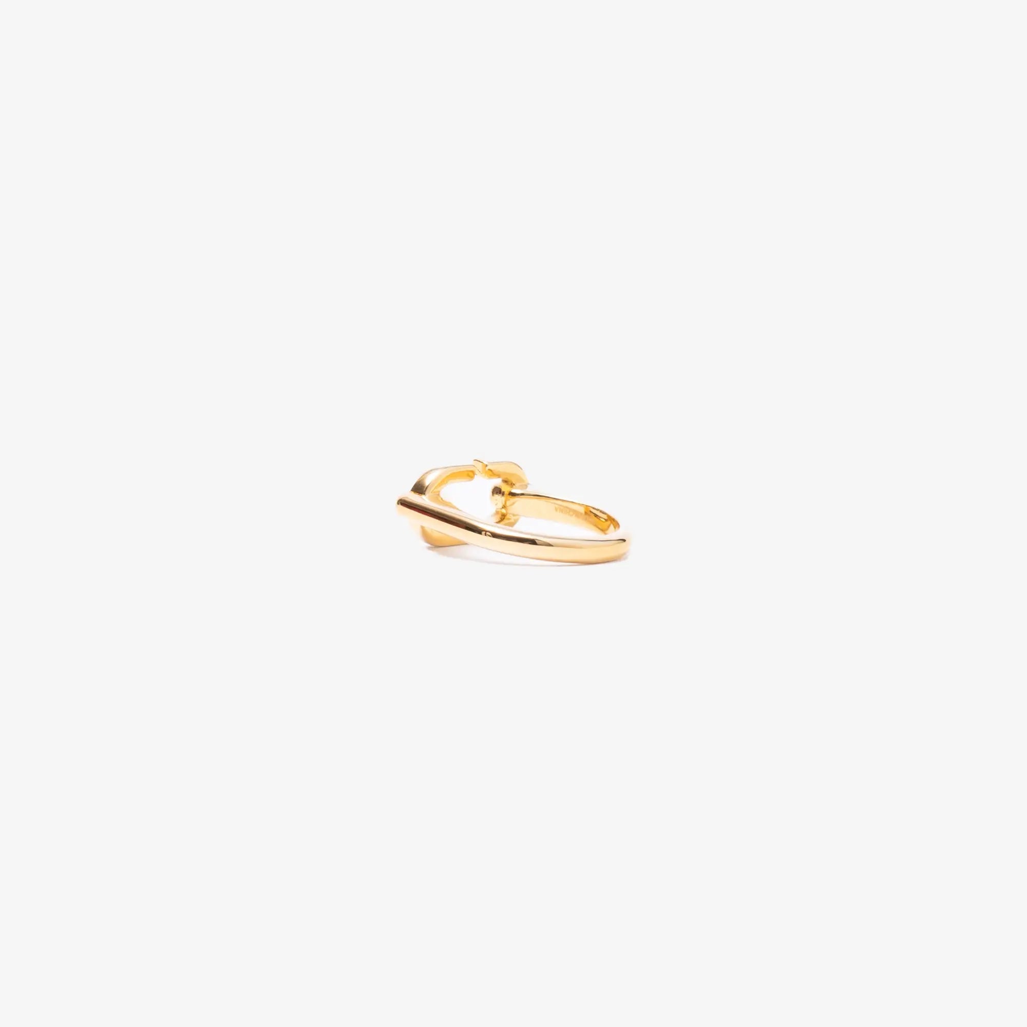Casablanca Enamel C Link Ring Gold - 3