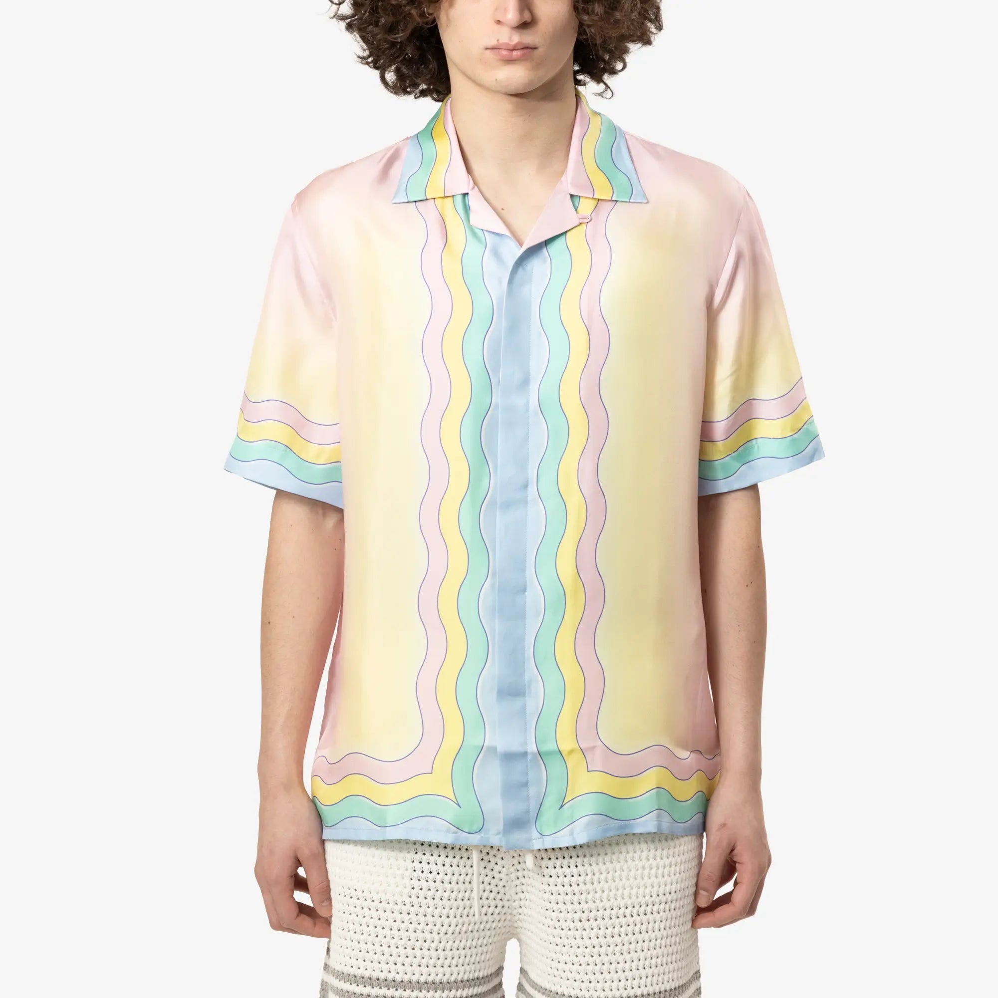 Casablanca For The Love of Dance Cuban Collar SS Shirt Multi - 1