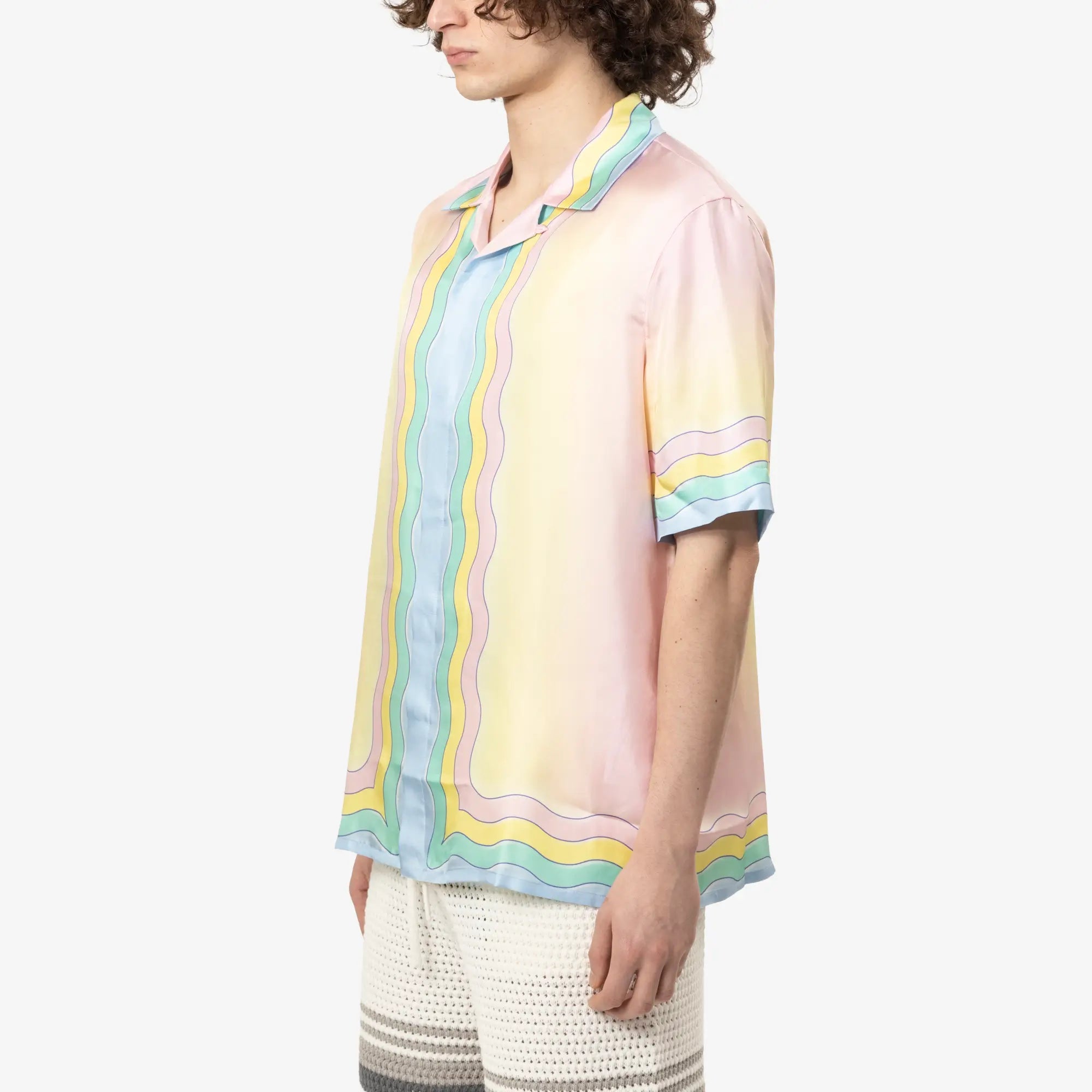 Casablanca For The Love of Dance Cuban Collar SS Shirt Multi - 3