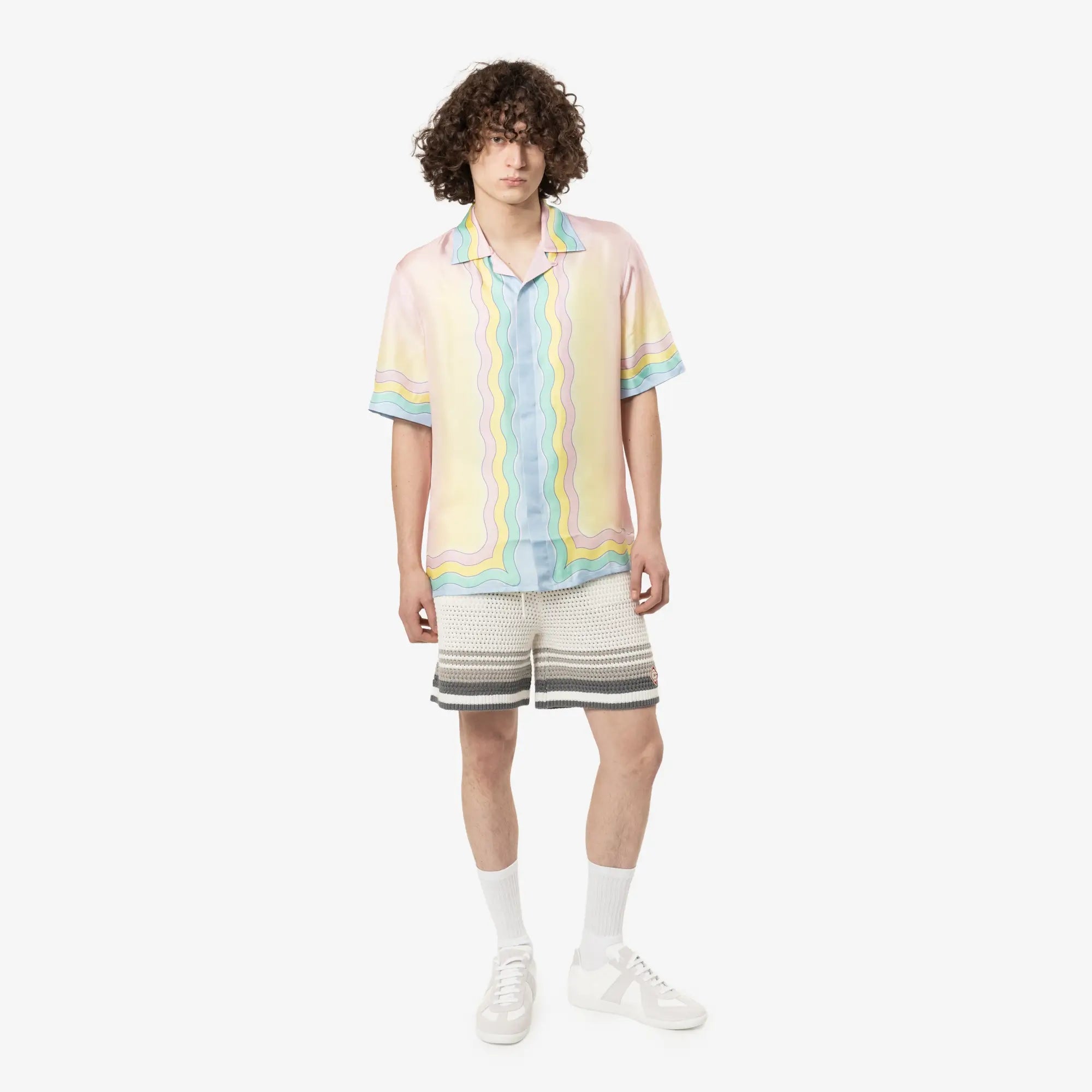 Casablanca For The Love of Dance Cuban Collar SS Shirt Multi - 2