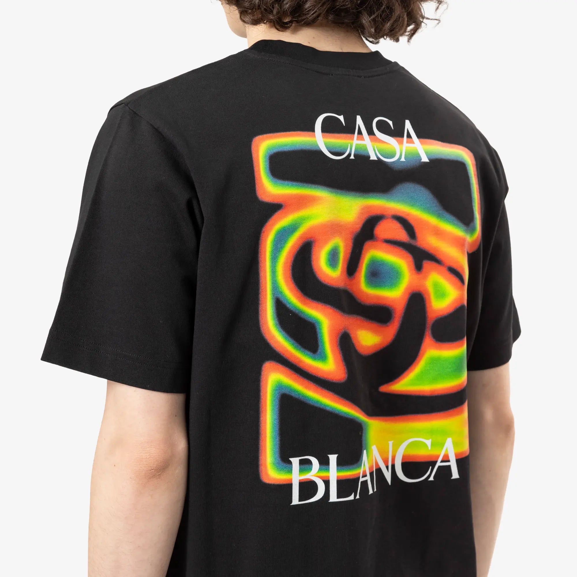 Casablanca Heat Map T-Shirt Black - 5