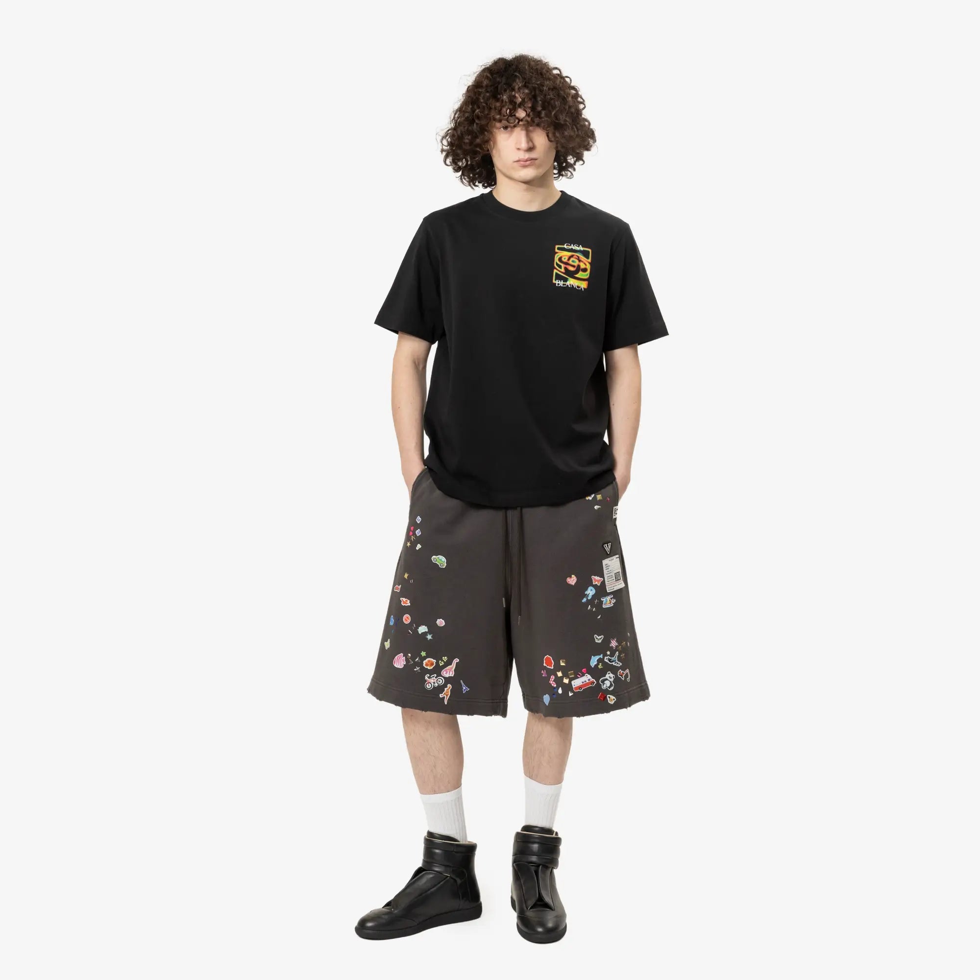 Casablanca Heat Map T-Shirt Black - 2