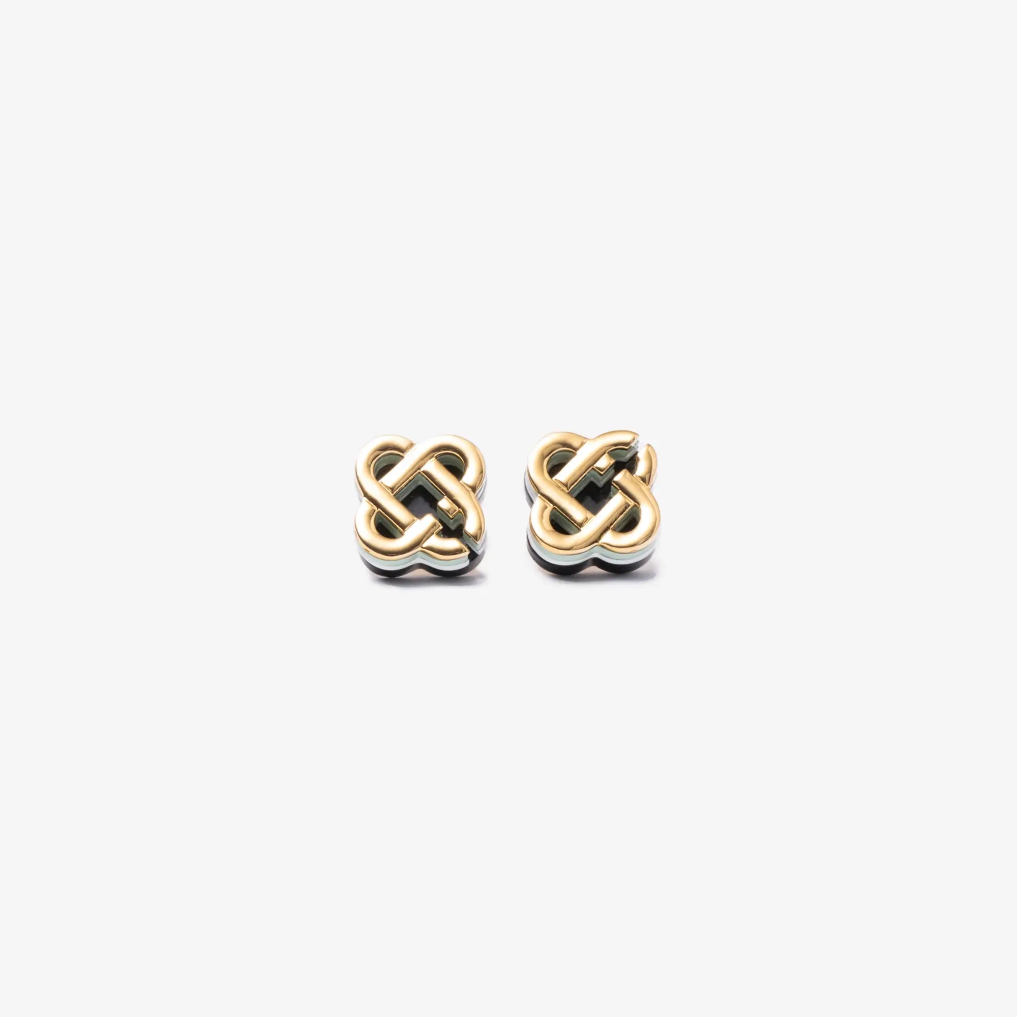 Casablanca Hiking Stacked Earrings Gold - 1