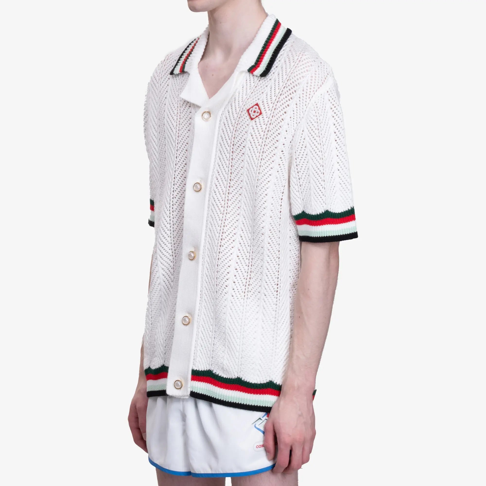 Photo of Casablanca Montage Ondulee Crochet Shirt - 3