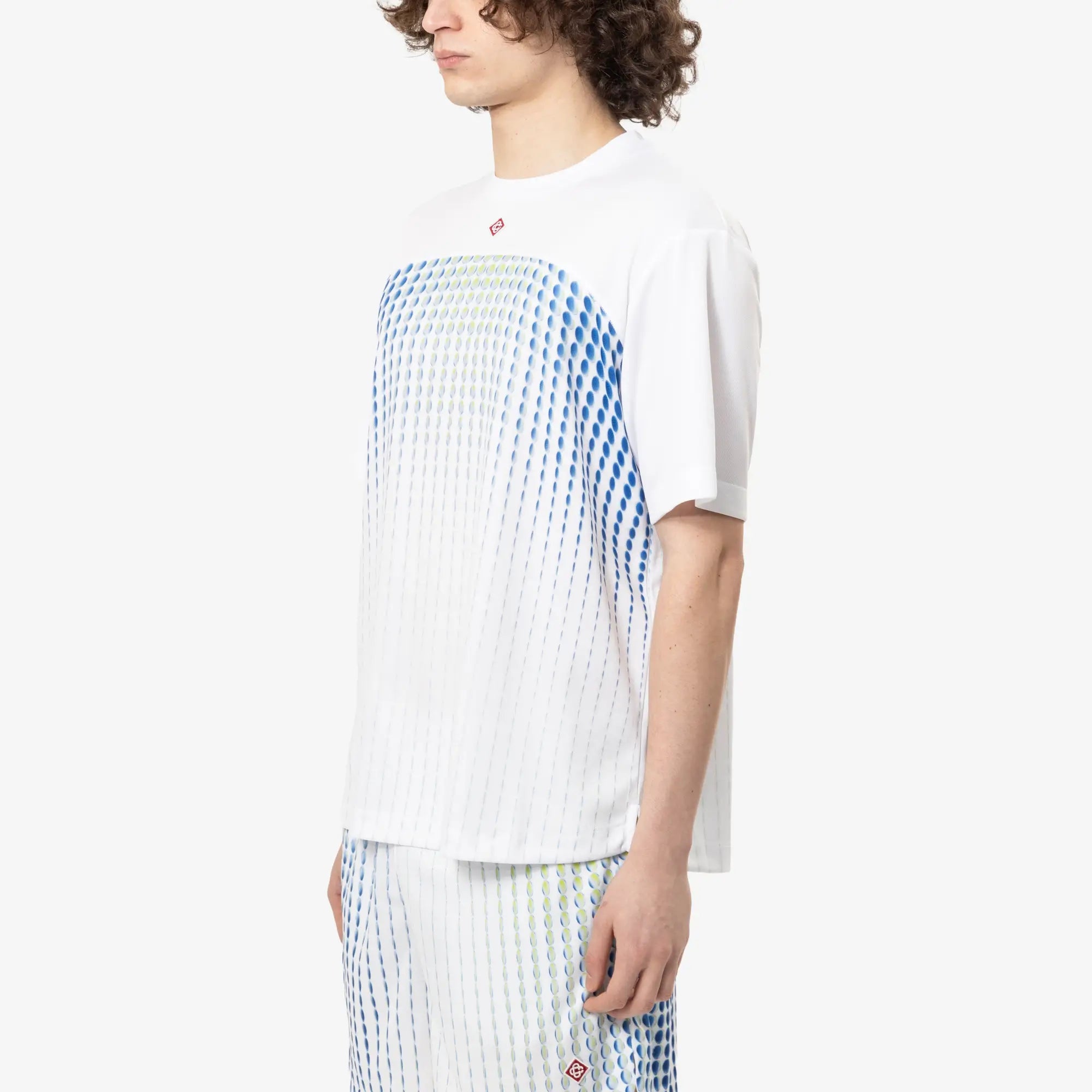 Casablanca Pills Tennis Tech T-Shirt White - 3