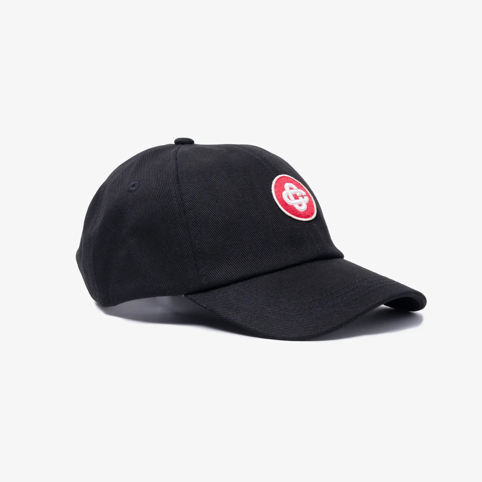 Casablanca Round Embroidered Patch Cap Black - 3