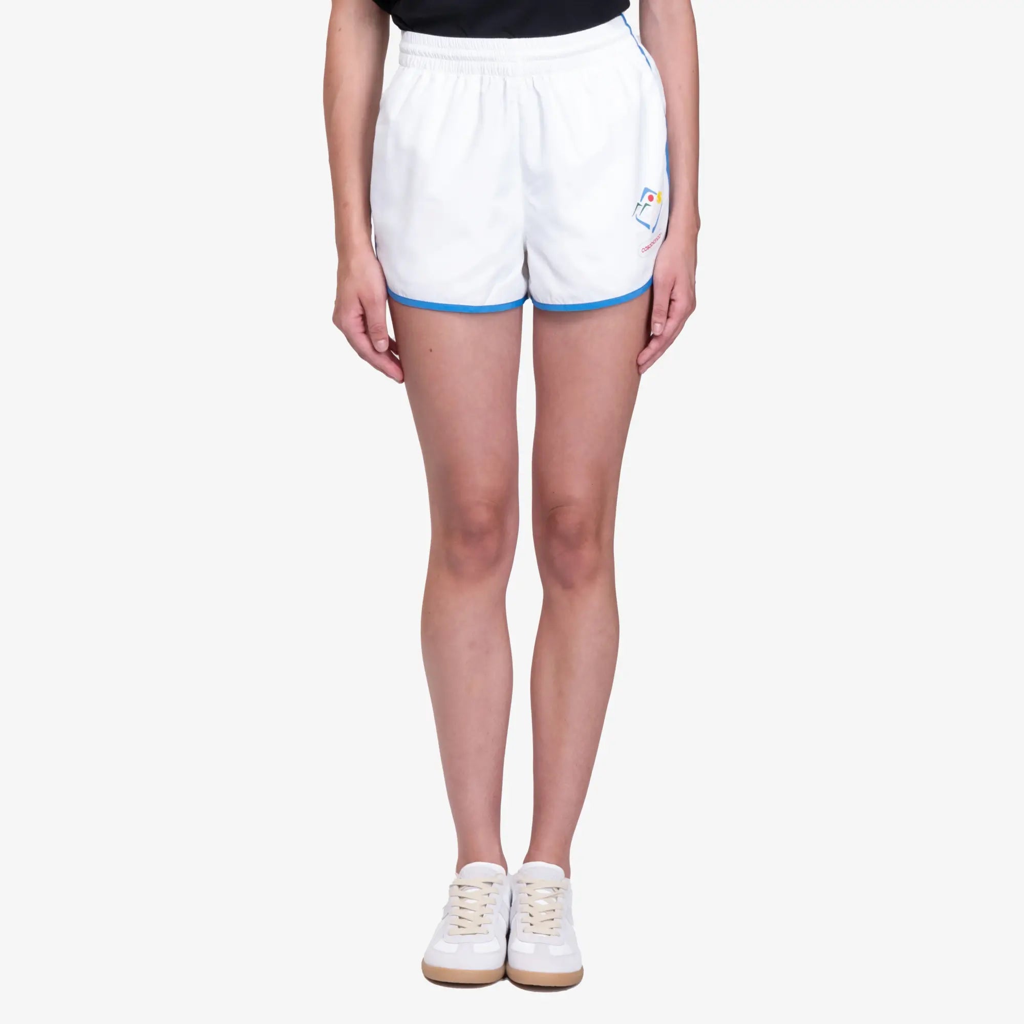 Casablanca Unisex Casa Sportif Windbreaker Shorts White - 6