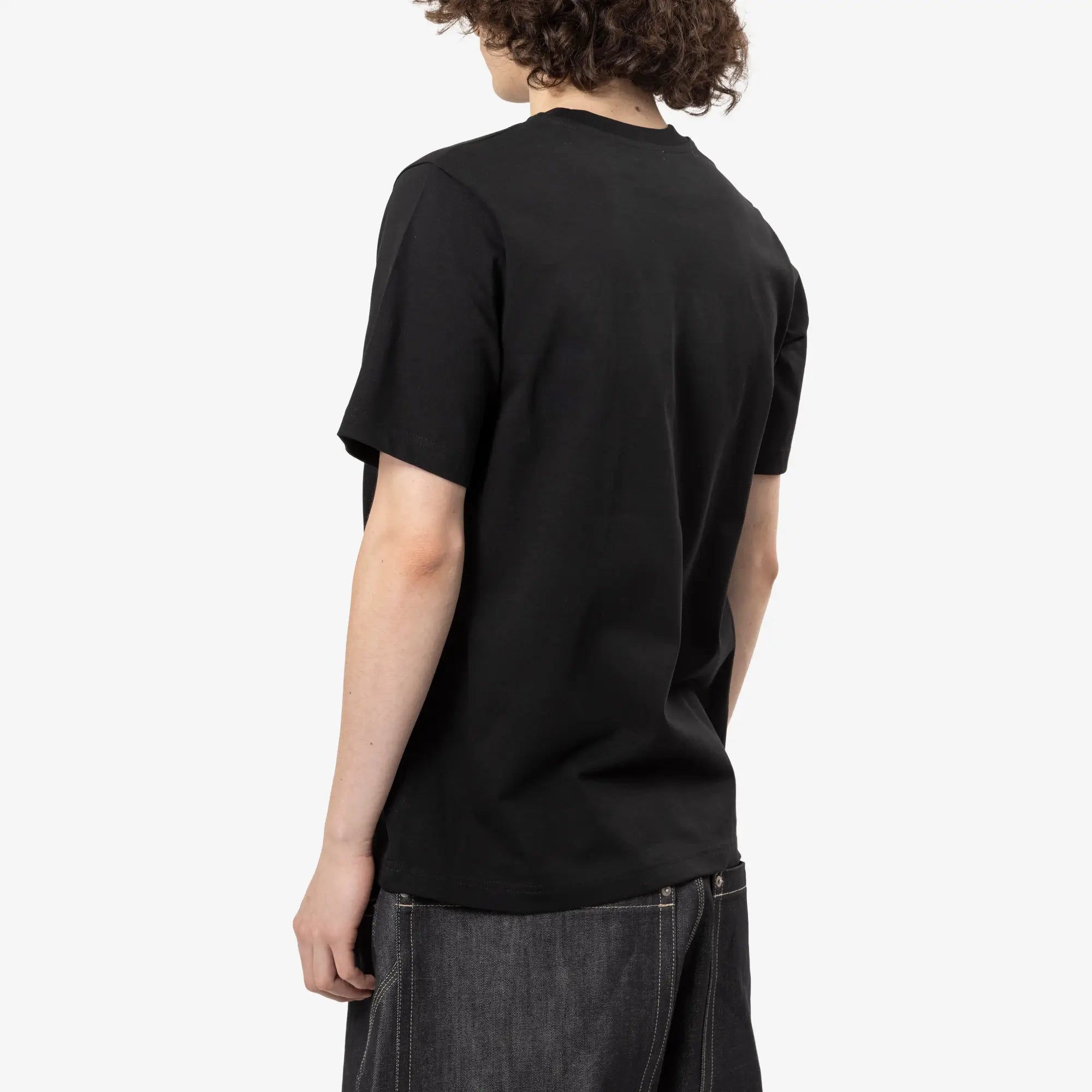 Casablanca Warped Logo T-Shirt Black - 4