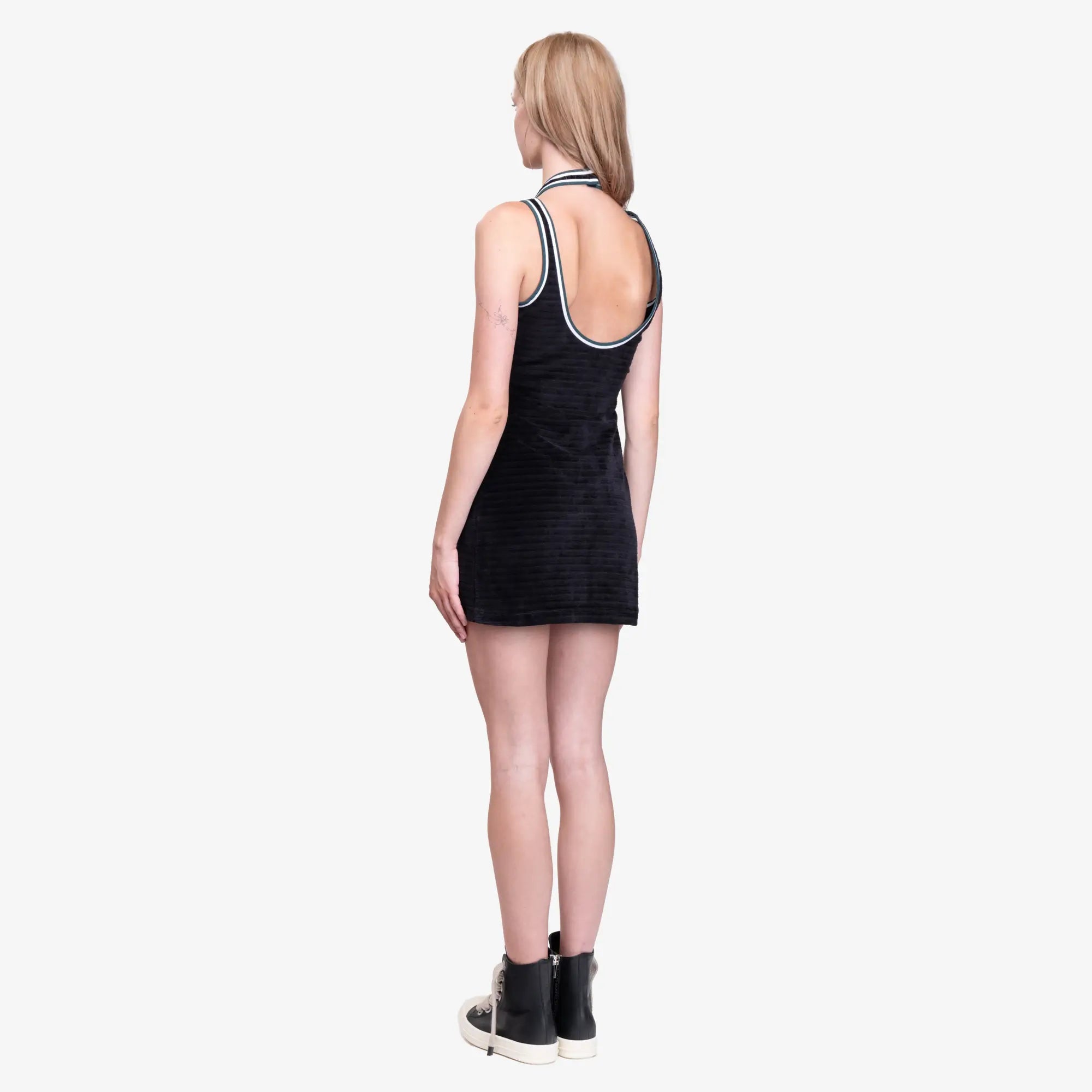 Casablanca Womens Hippie Tennis Dress Black - 4