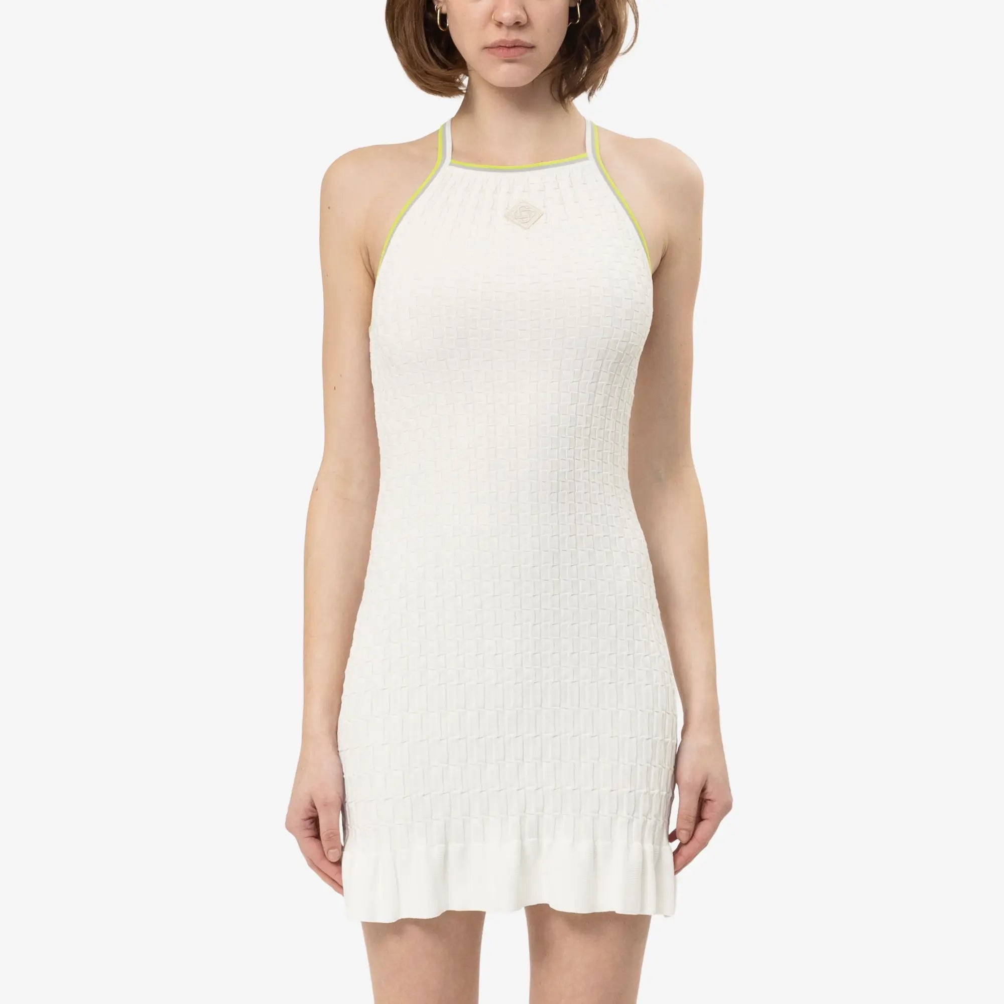 Casablanca Womens Strappy Tennis Dress White - 1