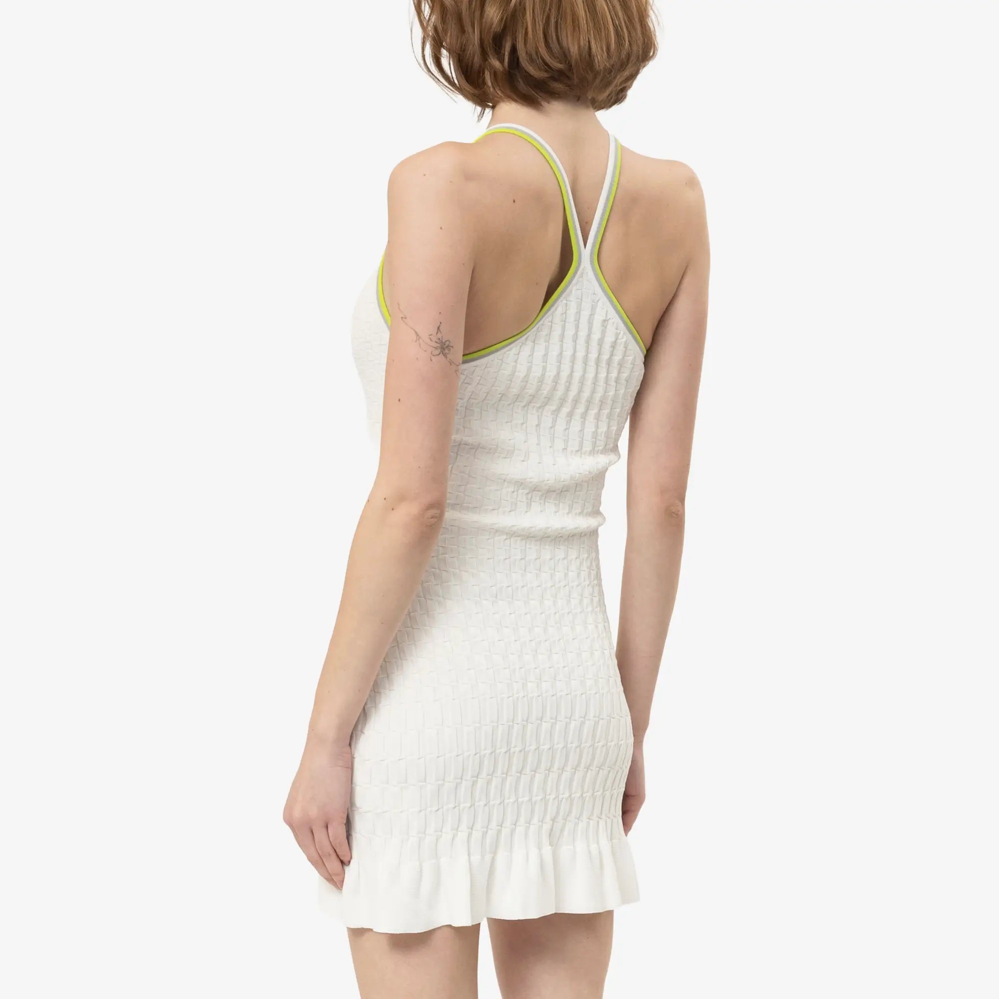 Casablanca Womens Strappy Tennis Dress White - 4