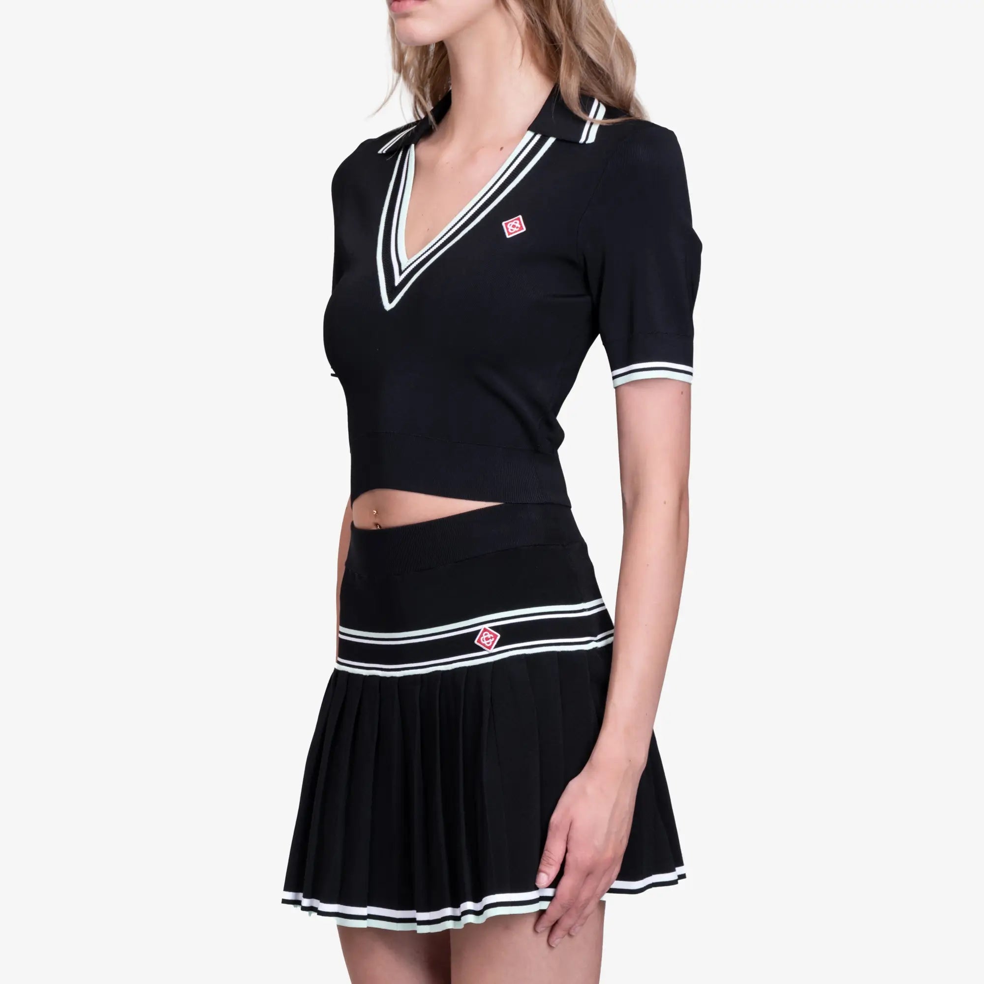 Casablanca Womens Viscose Top Black - 3