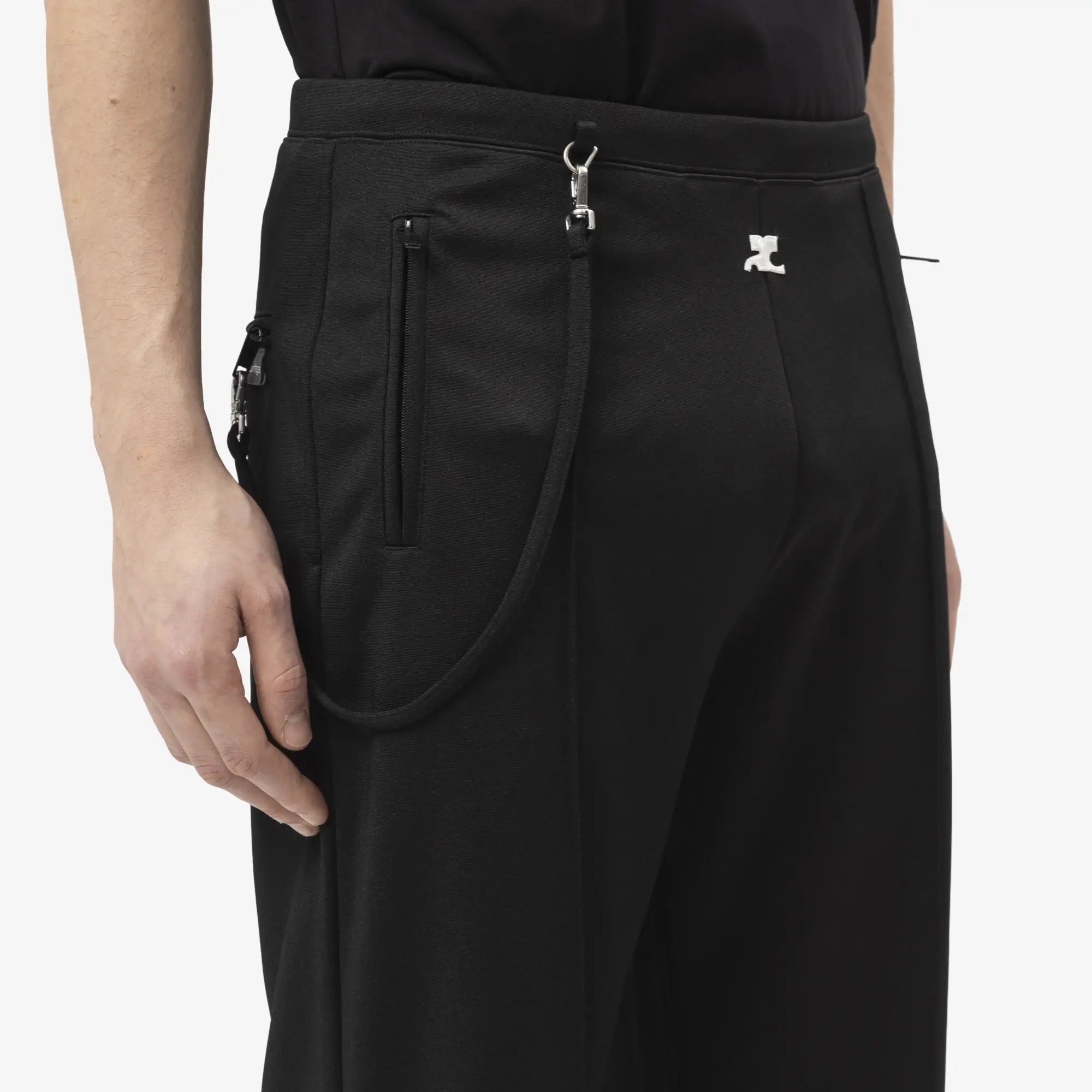 Courreges Baggy Tracksuit Pants Black - 5