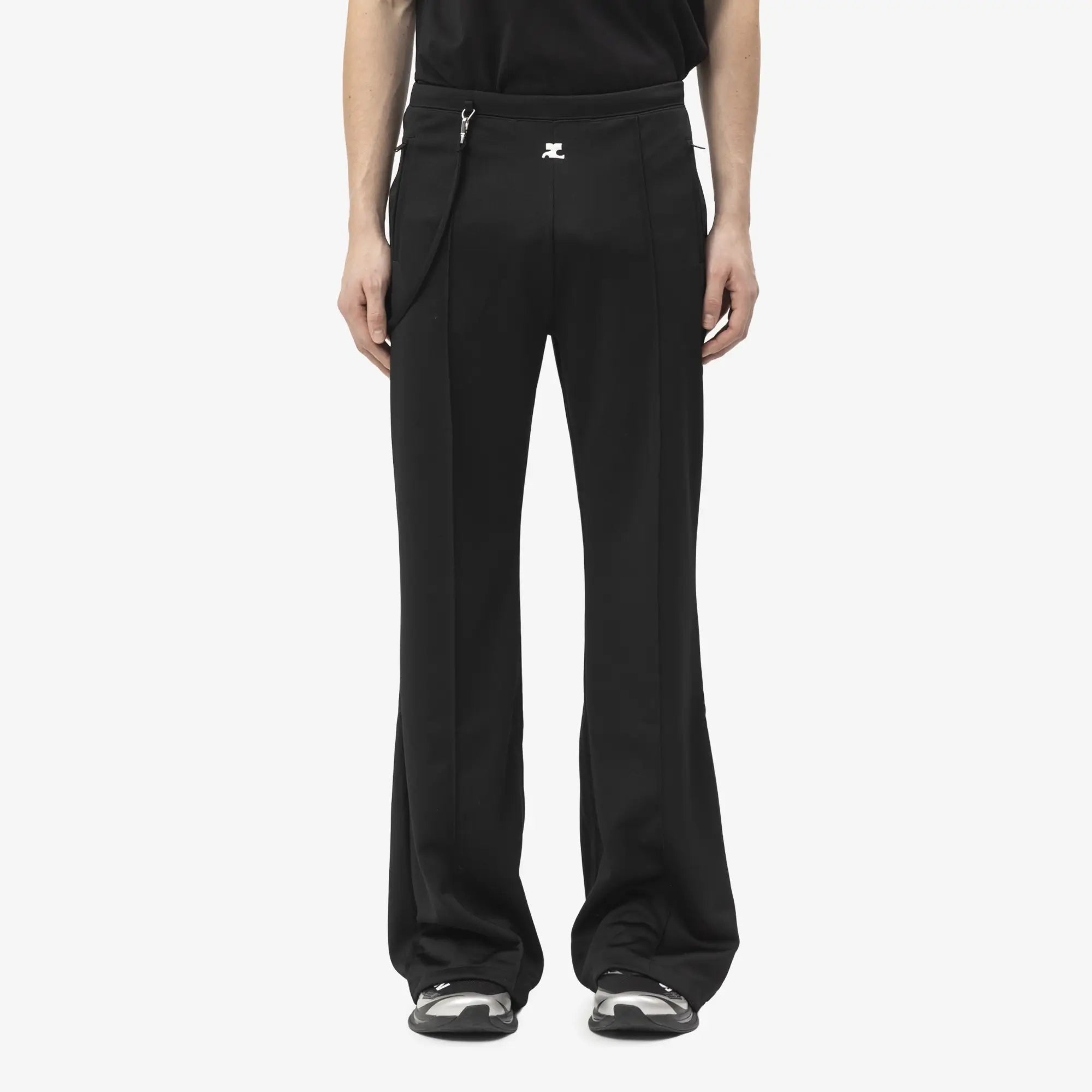 Courreges Baggy Tracksuit Pants Black - 1