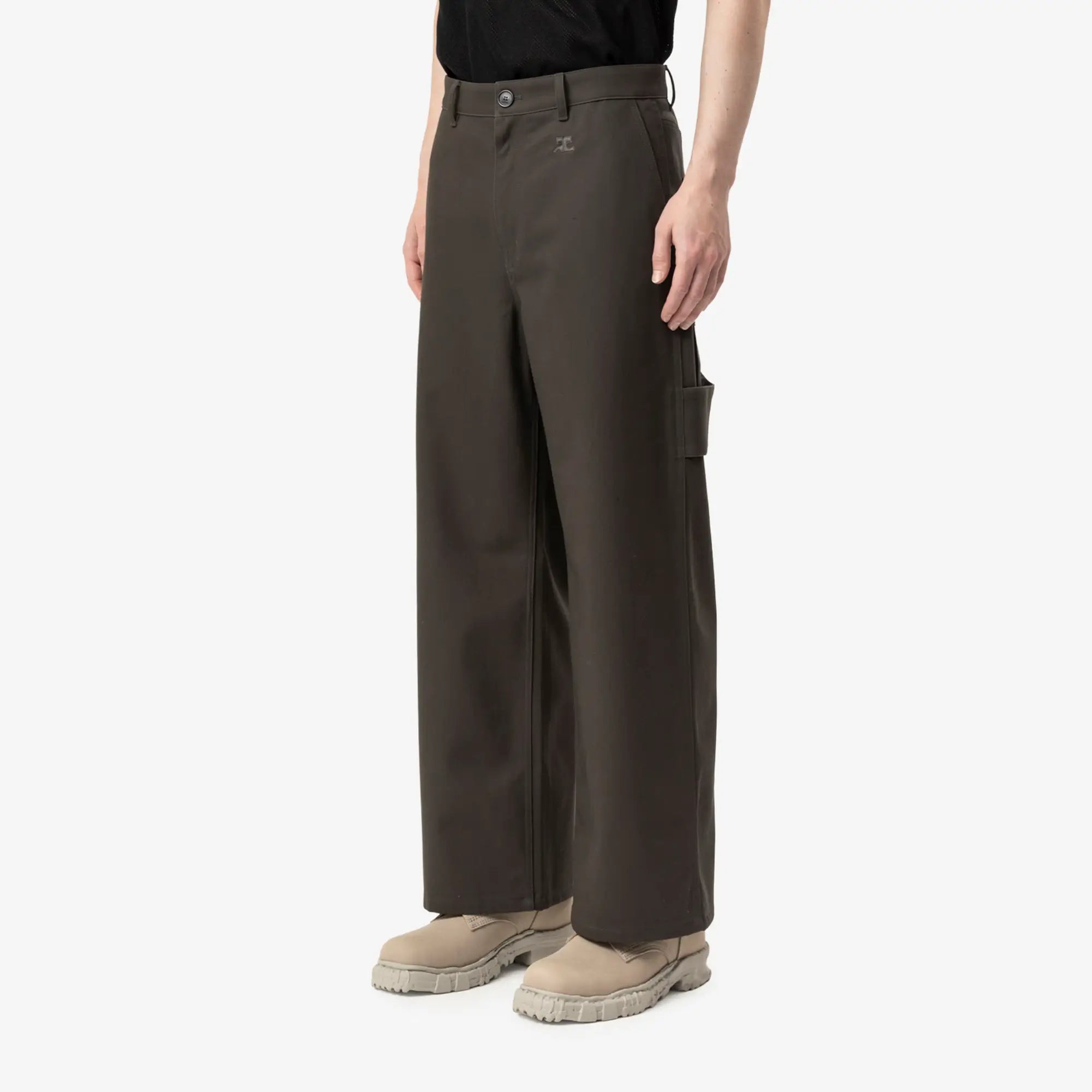 Courreges Hammer Short Pants Carbon - 3