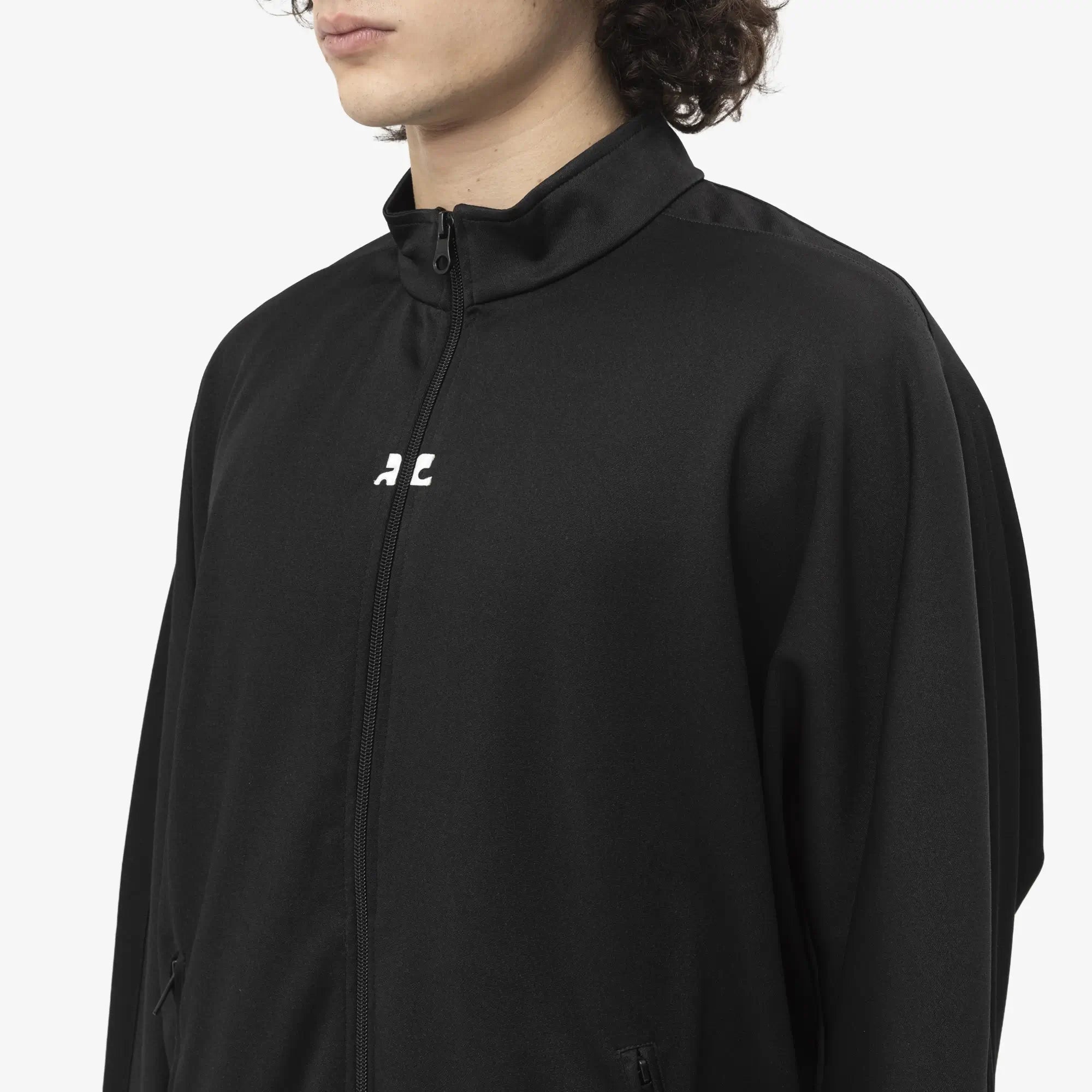 Courreges Interlock Tracksuit Jacket Black - 5