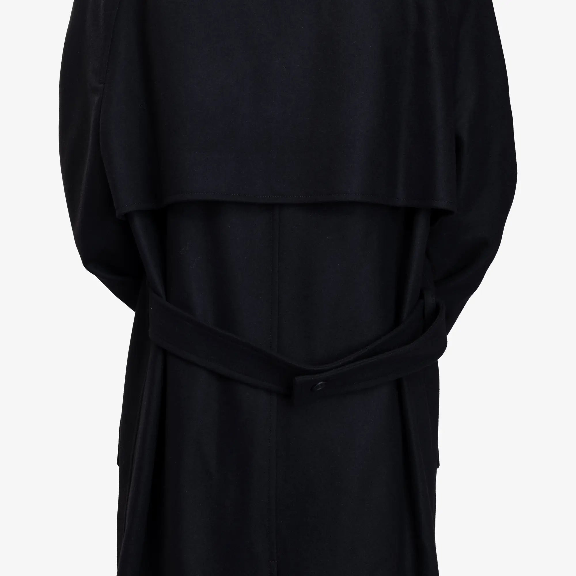 Photo of Courreges Oblique Wool Maxi Trench Coat - 6