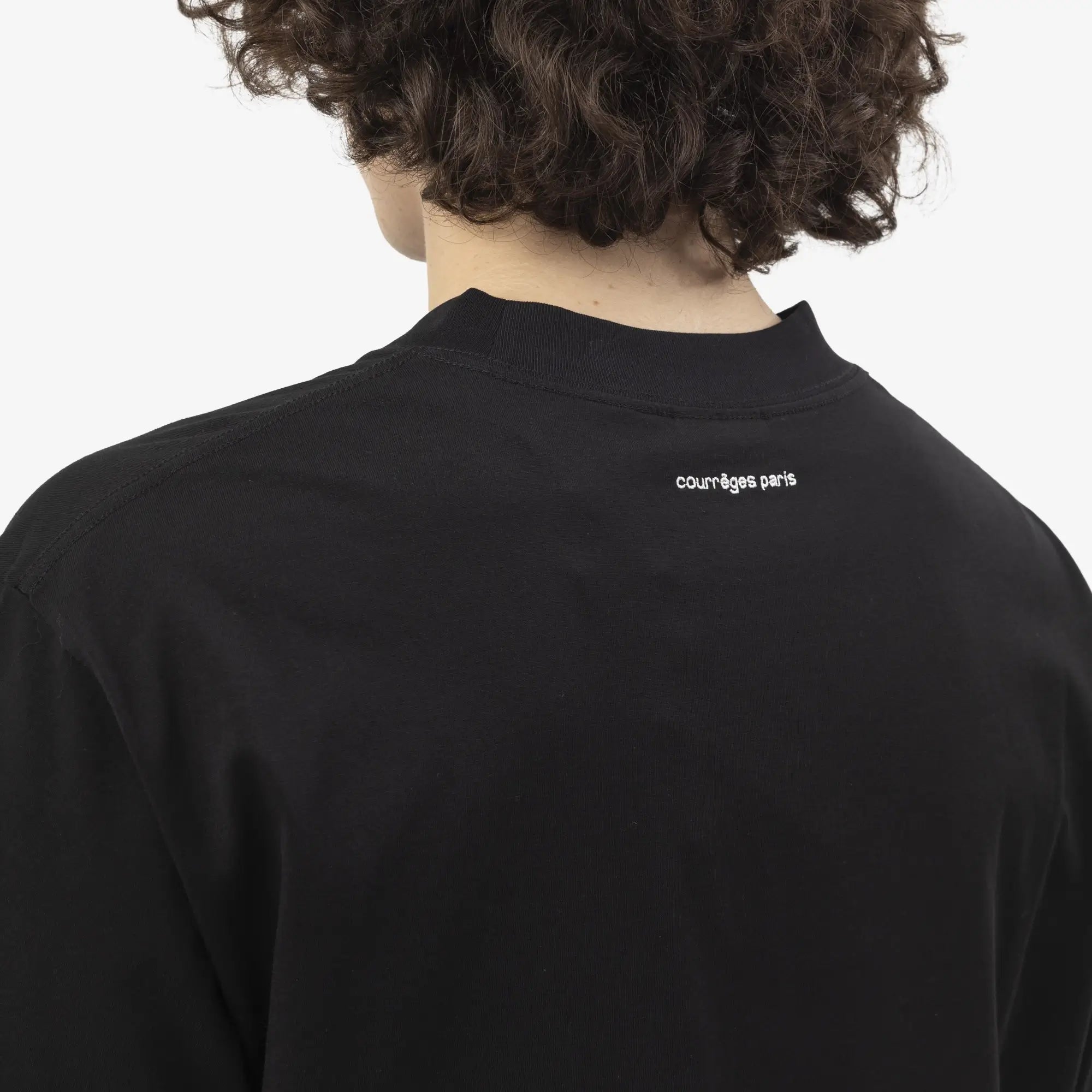 Courreges Oversized T-Shirt Black - 6