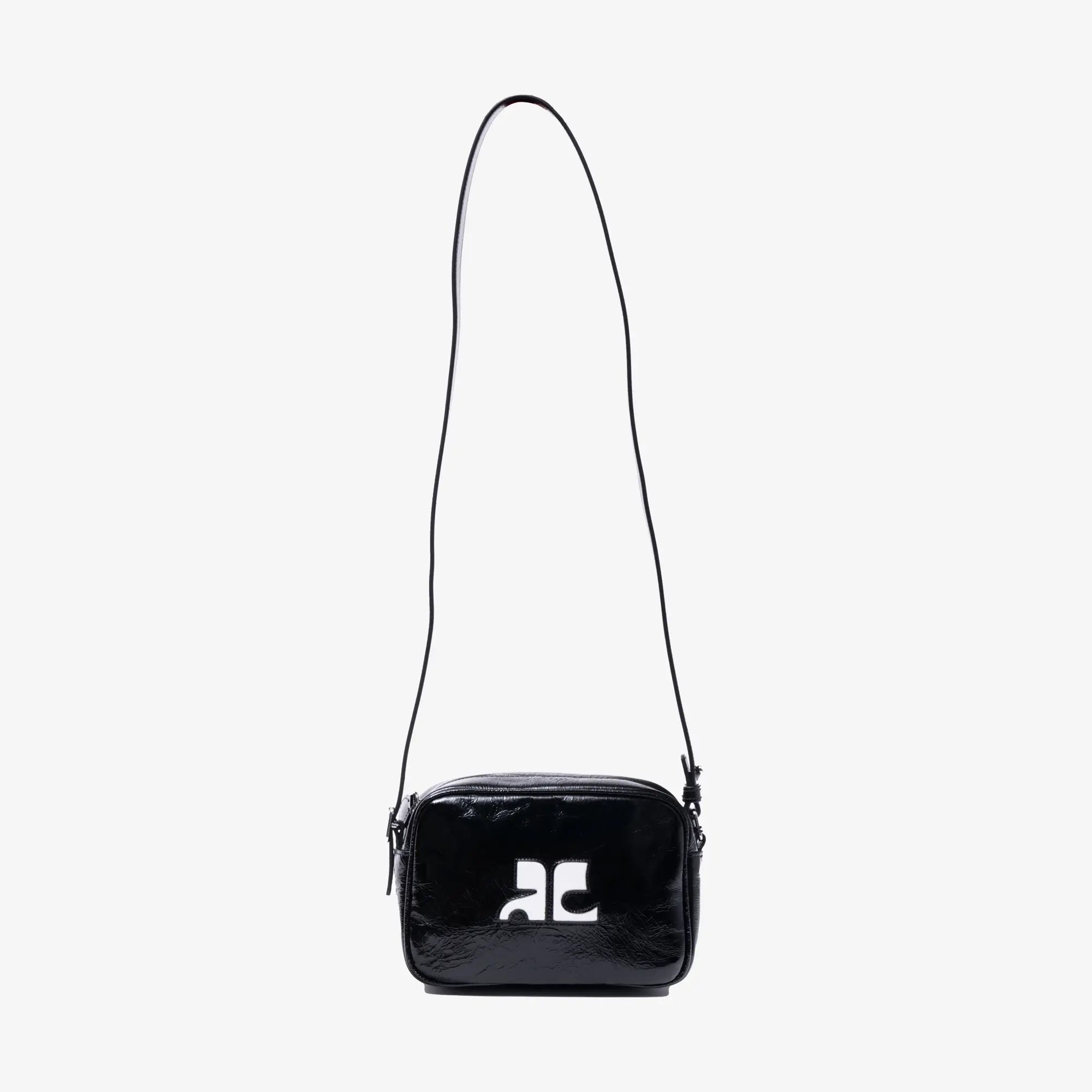 Courreges ReEdition Naplack Camera Bag Black - 1