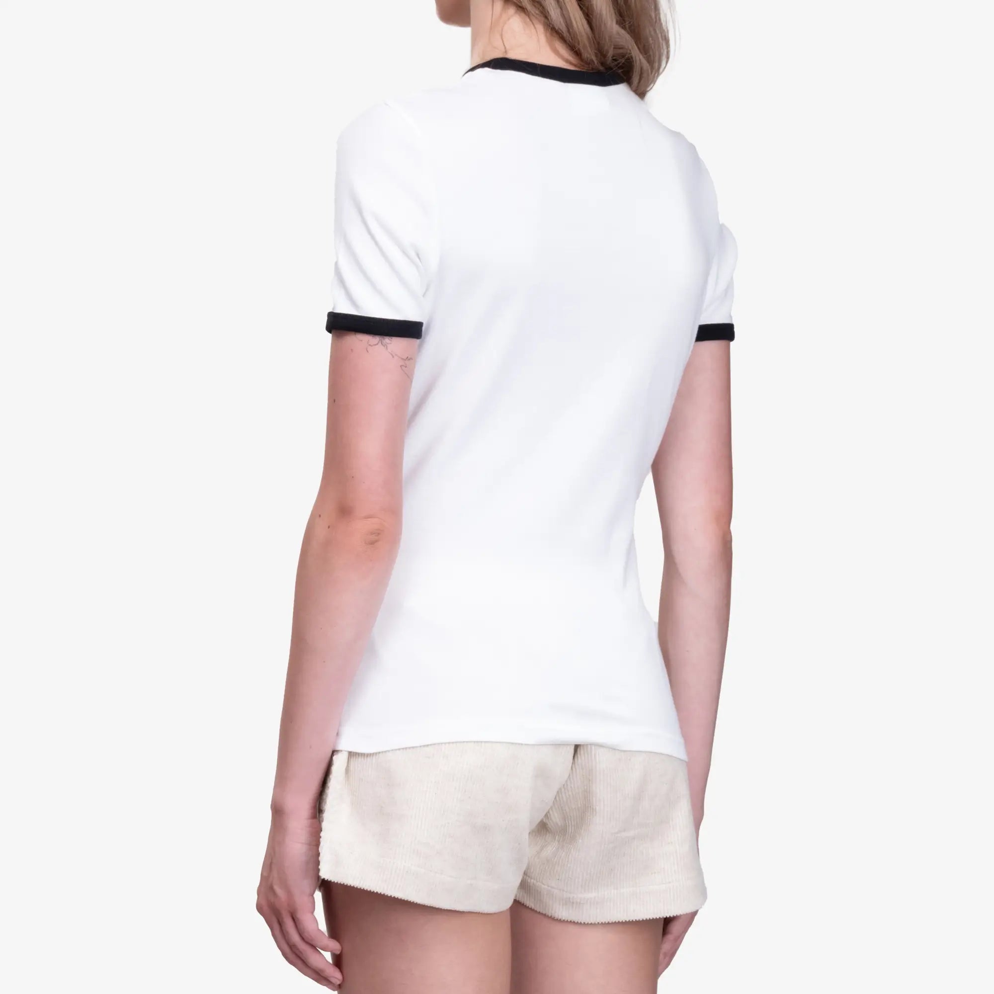 Courreges Signature Contrast T-Shirt Heritage White - 8