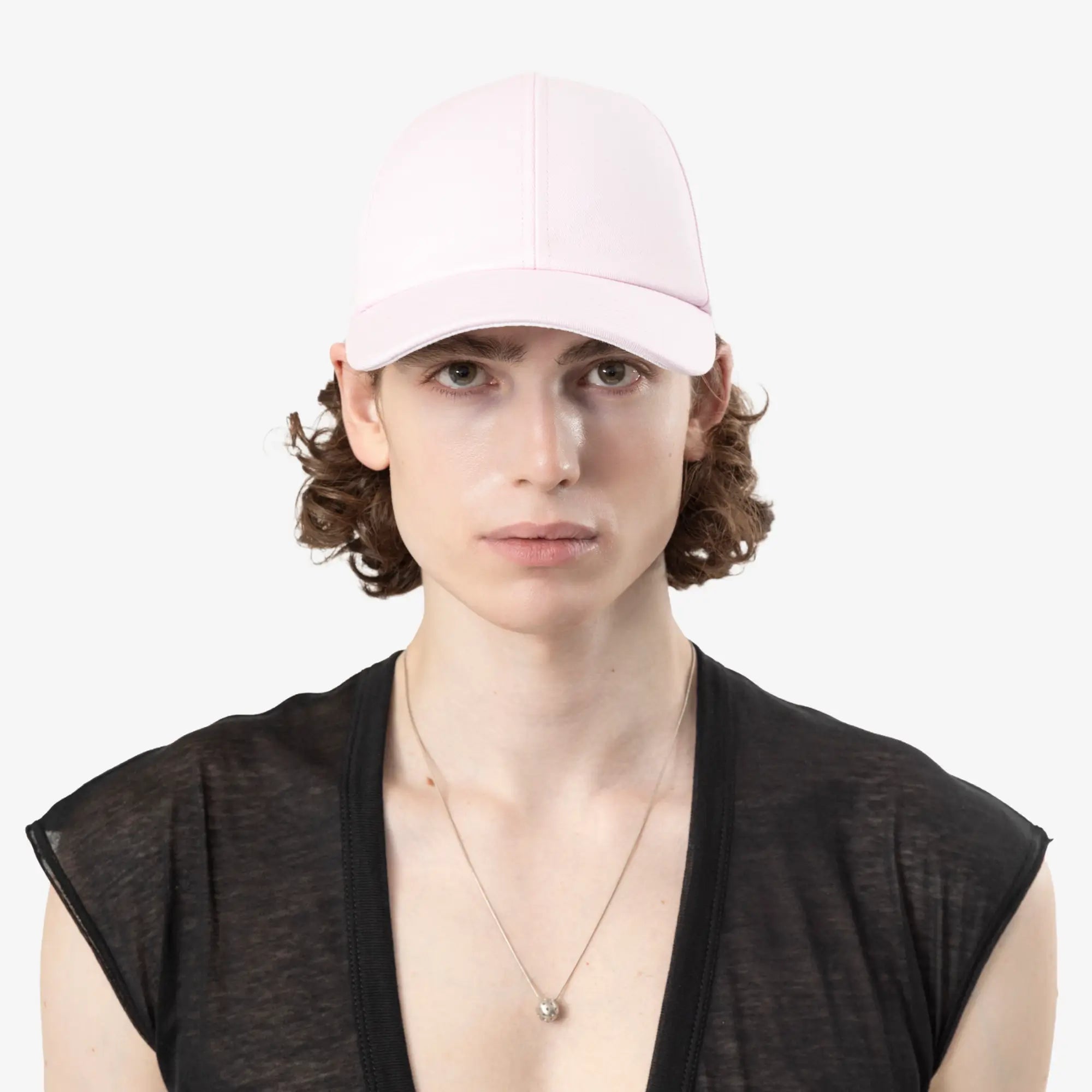 Courreges Signature Cotton Cap Light Pink - 2