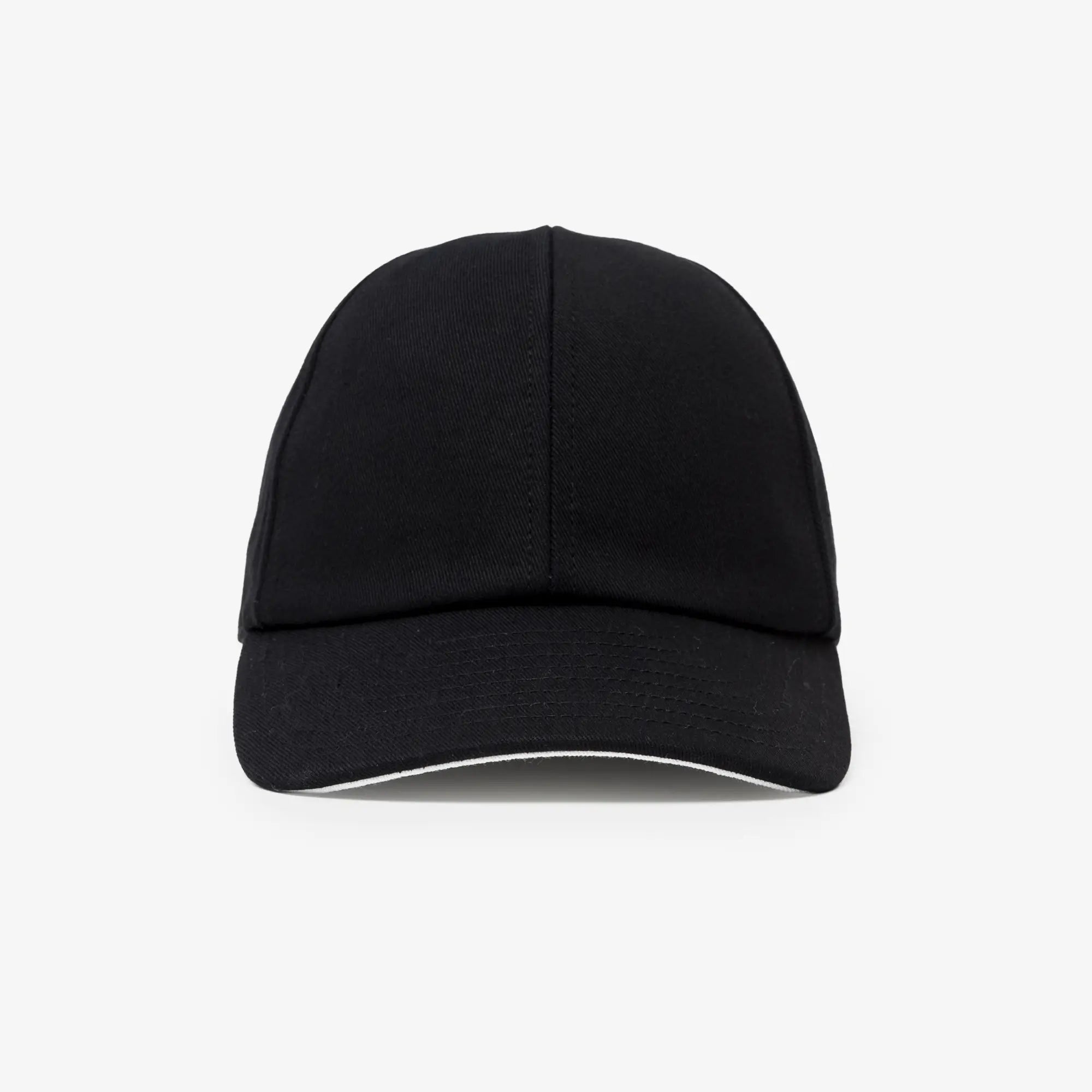 Courreges Signature Cotton Cap Black - 1