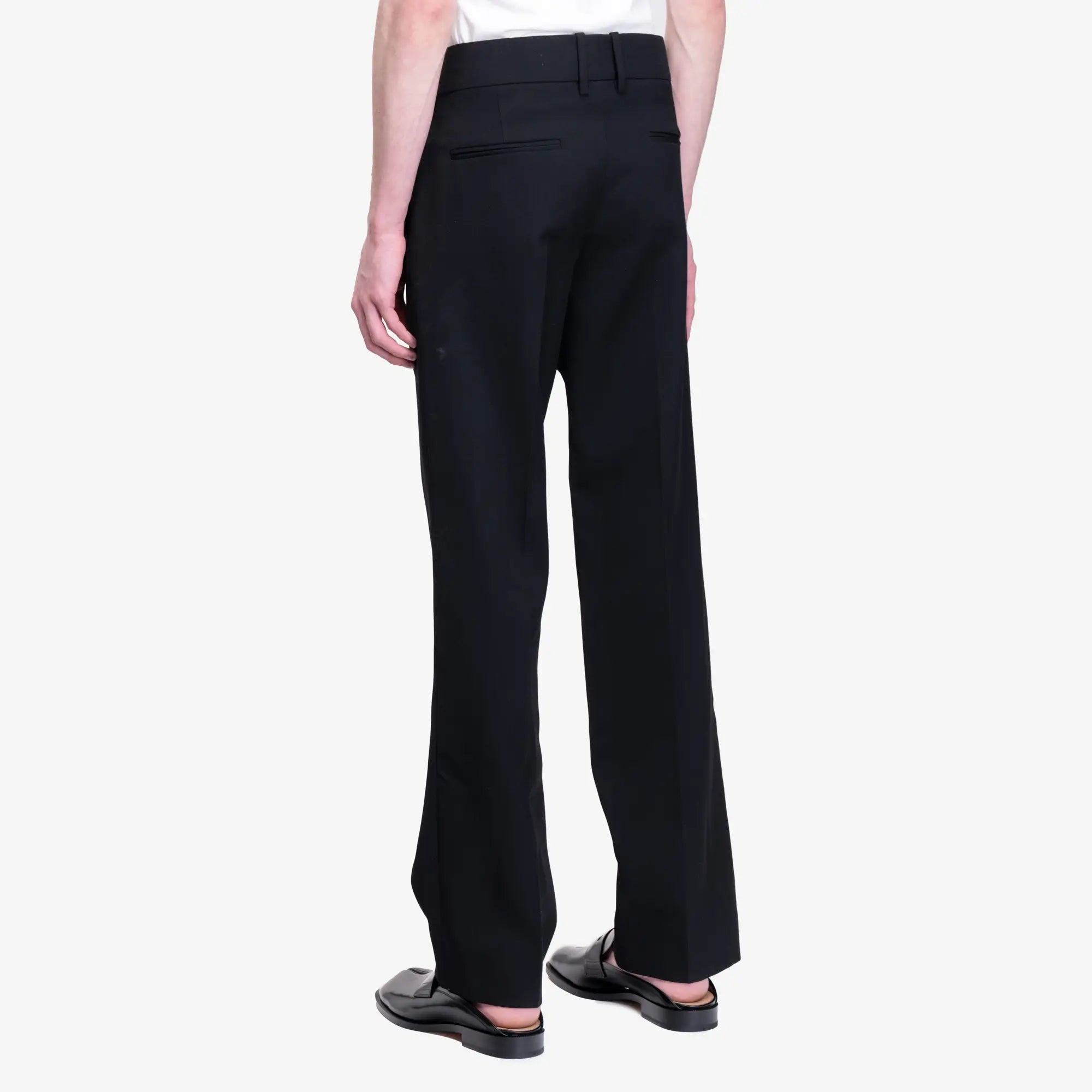 Courreges Wool Tailored Pants Black - 4
