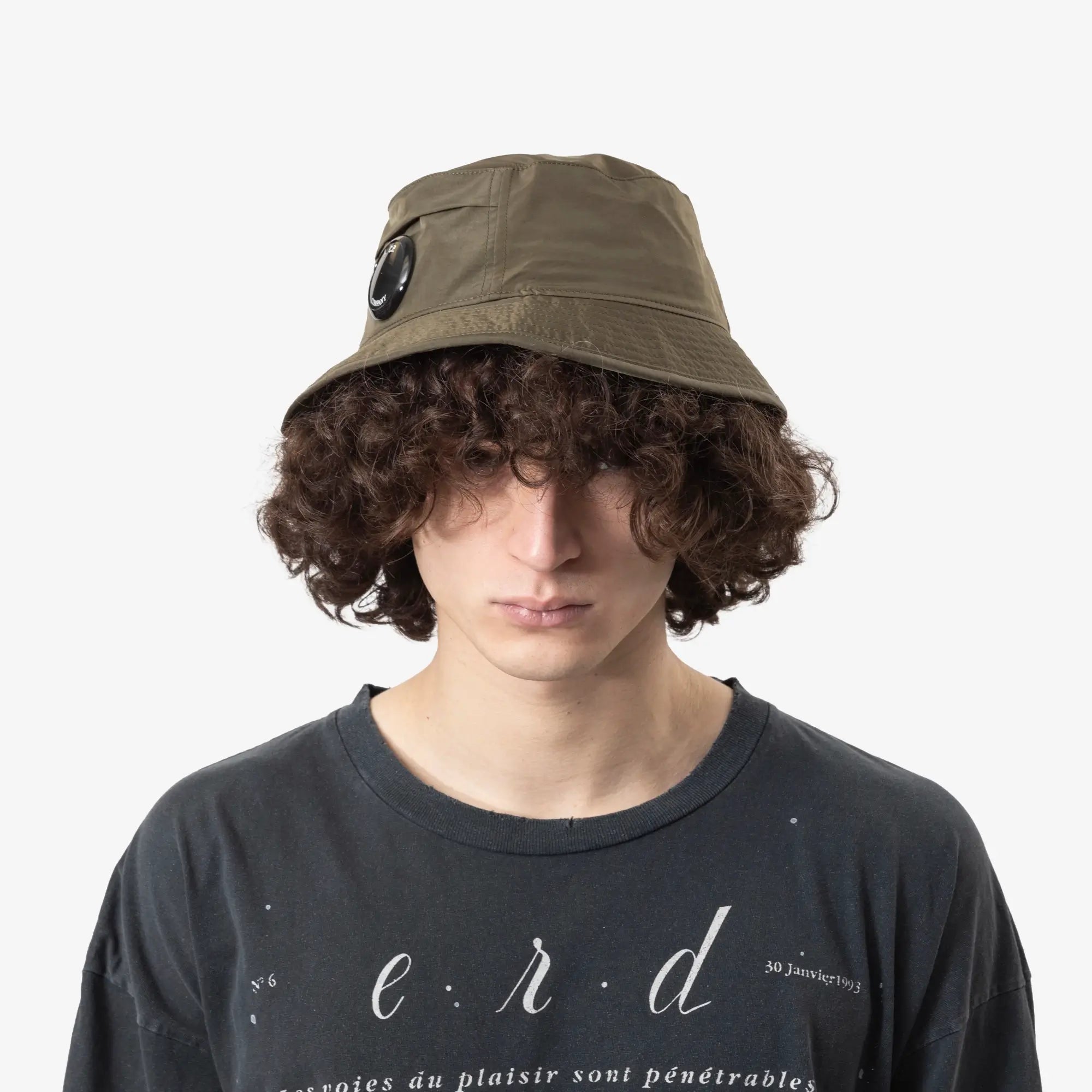 C.P. Company Chrome - R Lens Bucket Hat Ivy Green - 2