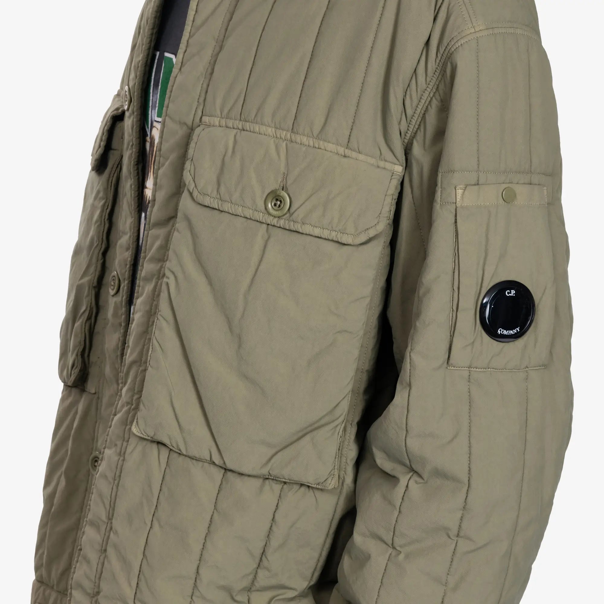 C.P. Company GD Liner Short Padded Jacket Capers - 5