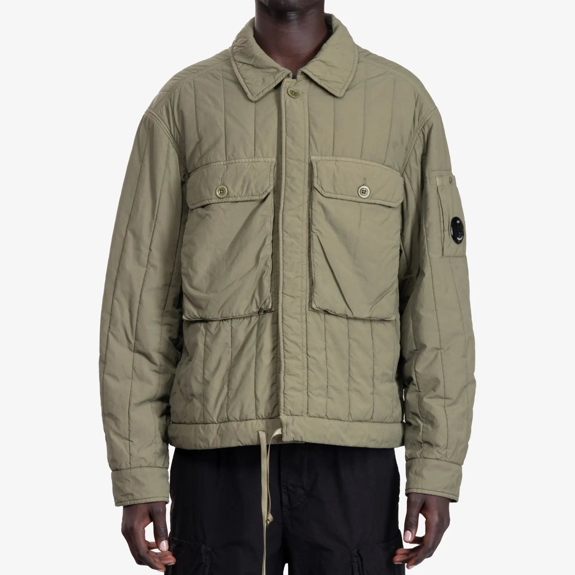 C.P. Company GD Liner Short Padded Jacket Capers - 1