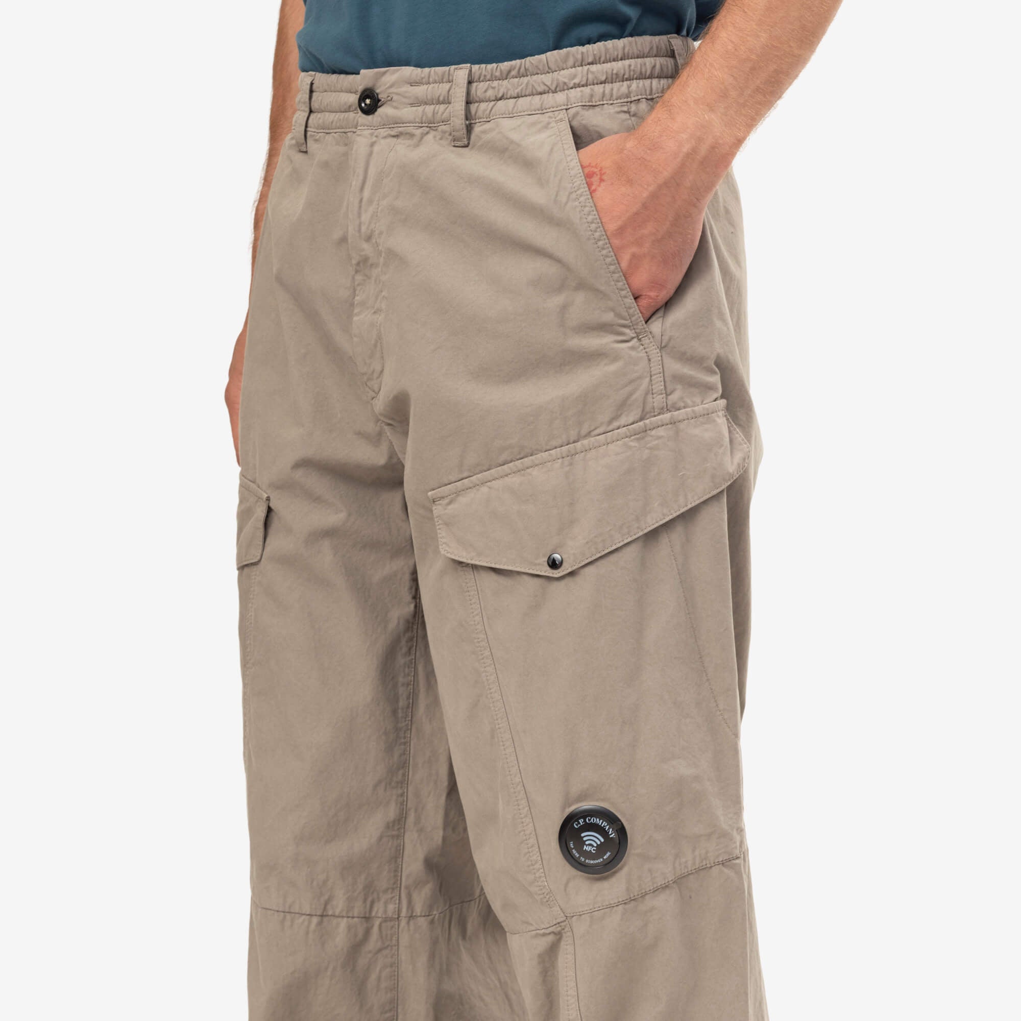 C.P. Company Micro-Reps Boxy Lens Cargo Pants Fallen Rock-5