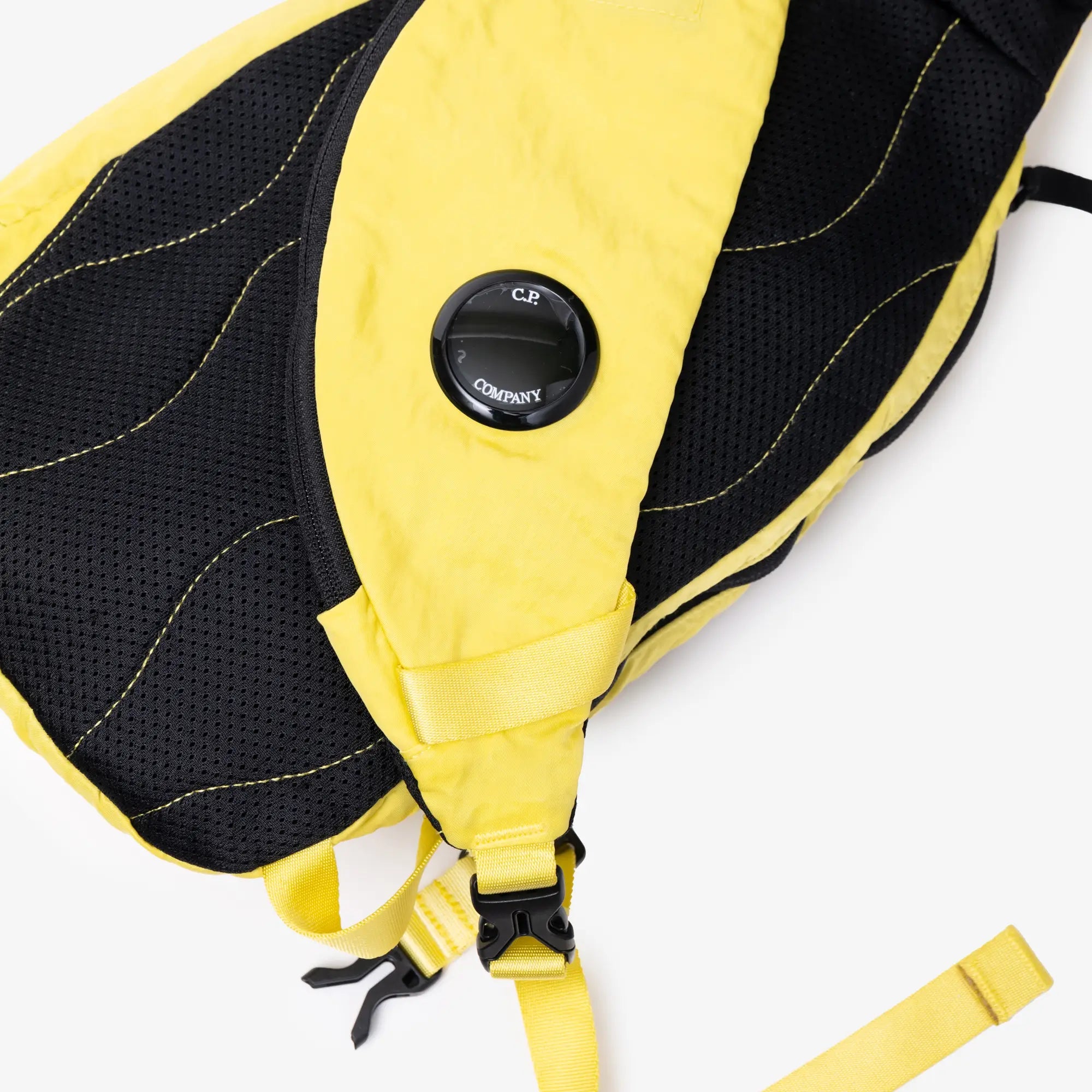 C.P. Company Nylon B Lens Crossbody Backpack Green Sheen - 3