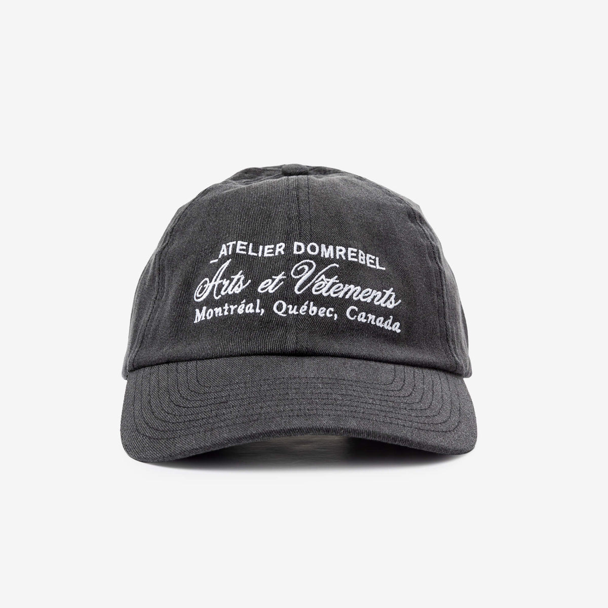 Dom Rebel Arts Vetements Cap Old Black-1