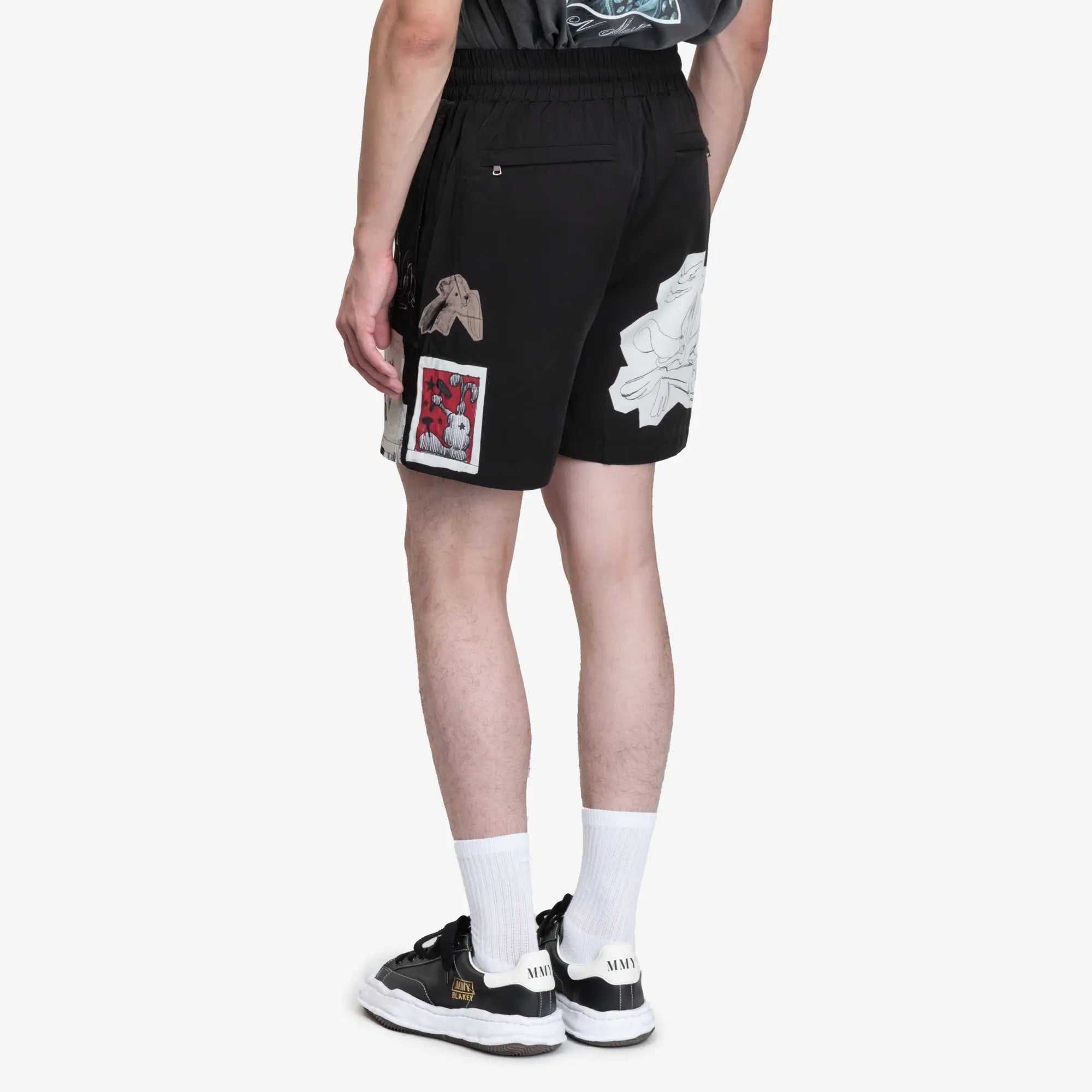 Dom Rebel Assemblage Shorts Black - 4