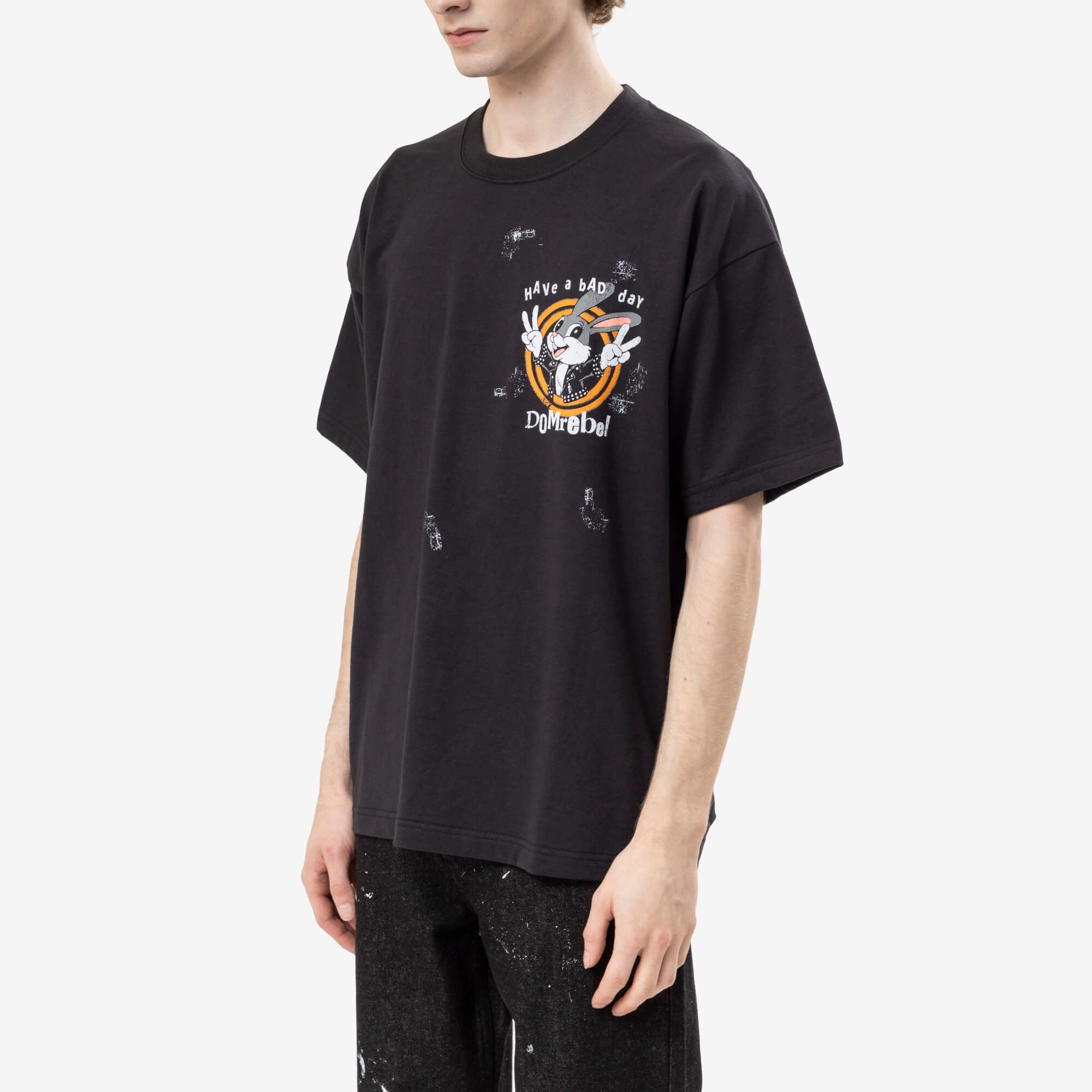 Dom Rebel Bad Bunny T-Shirt Black-3