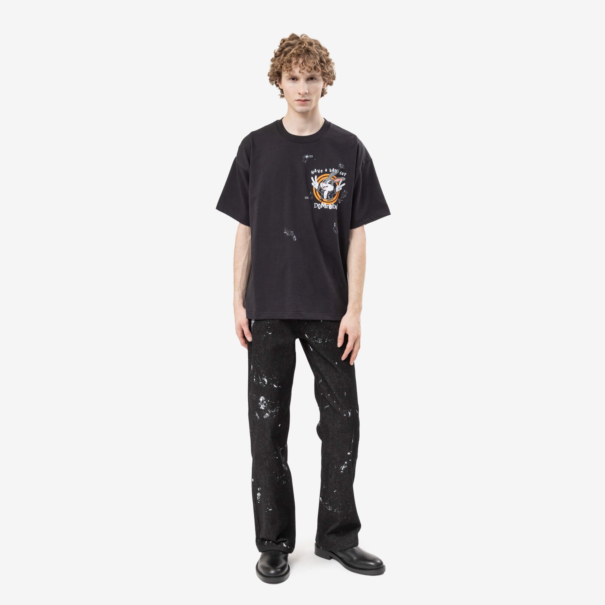 Dom Rebel Bad Bunny T-Shirt Black-2