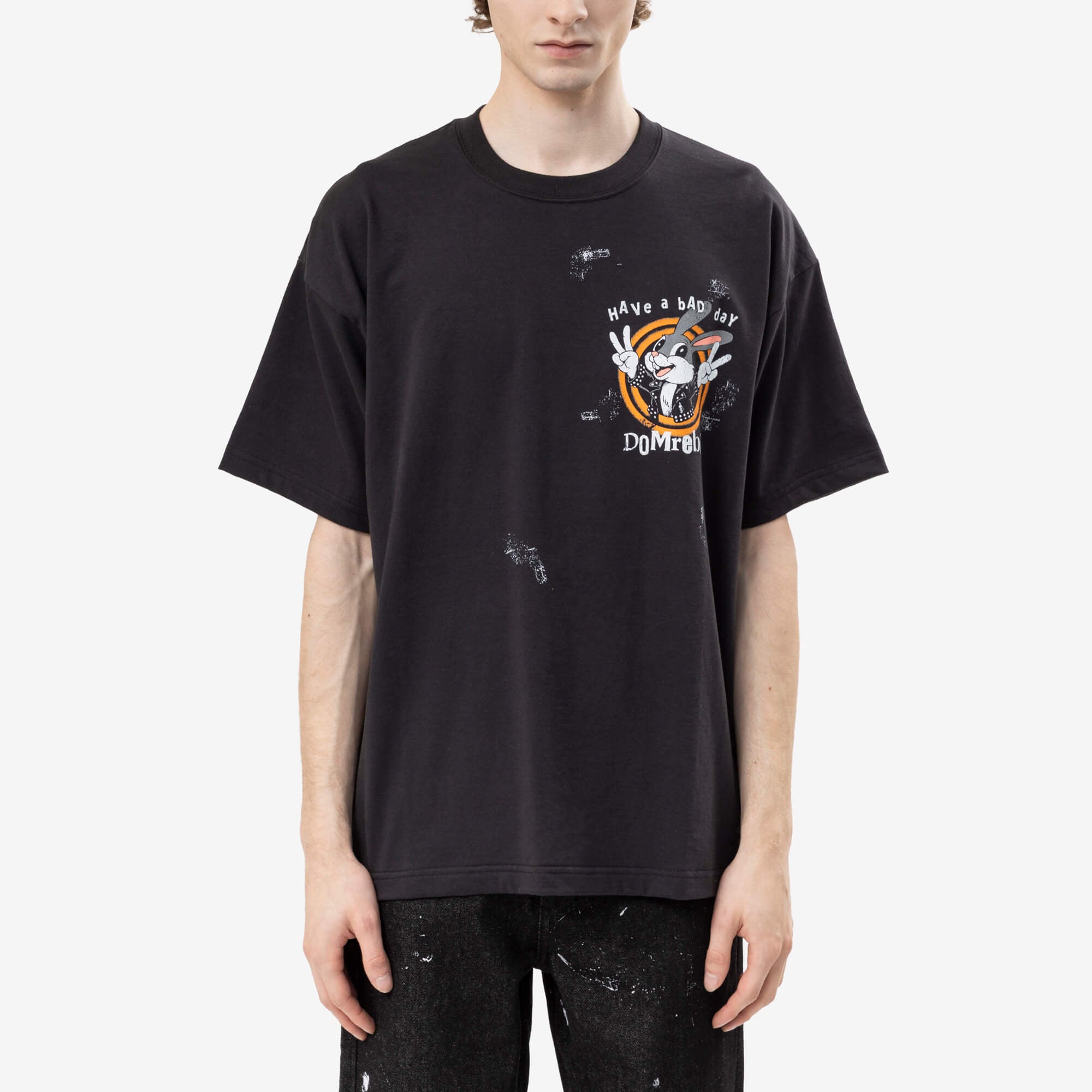Dom Rebel Bad Bunny T-Shirt Black-1