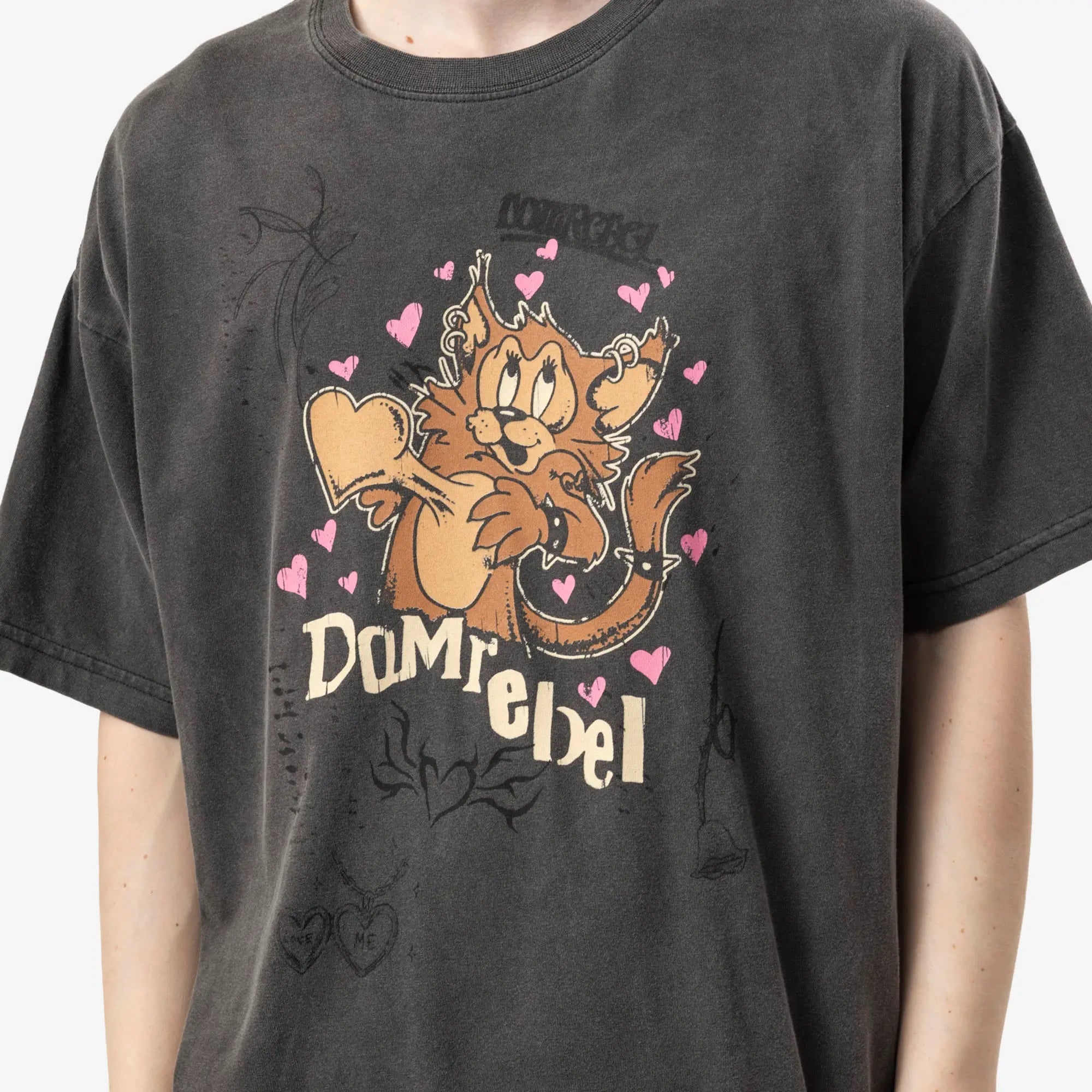 Dom Rebel Boom T-Shirt Faded Black - 5