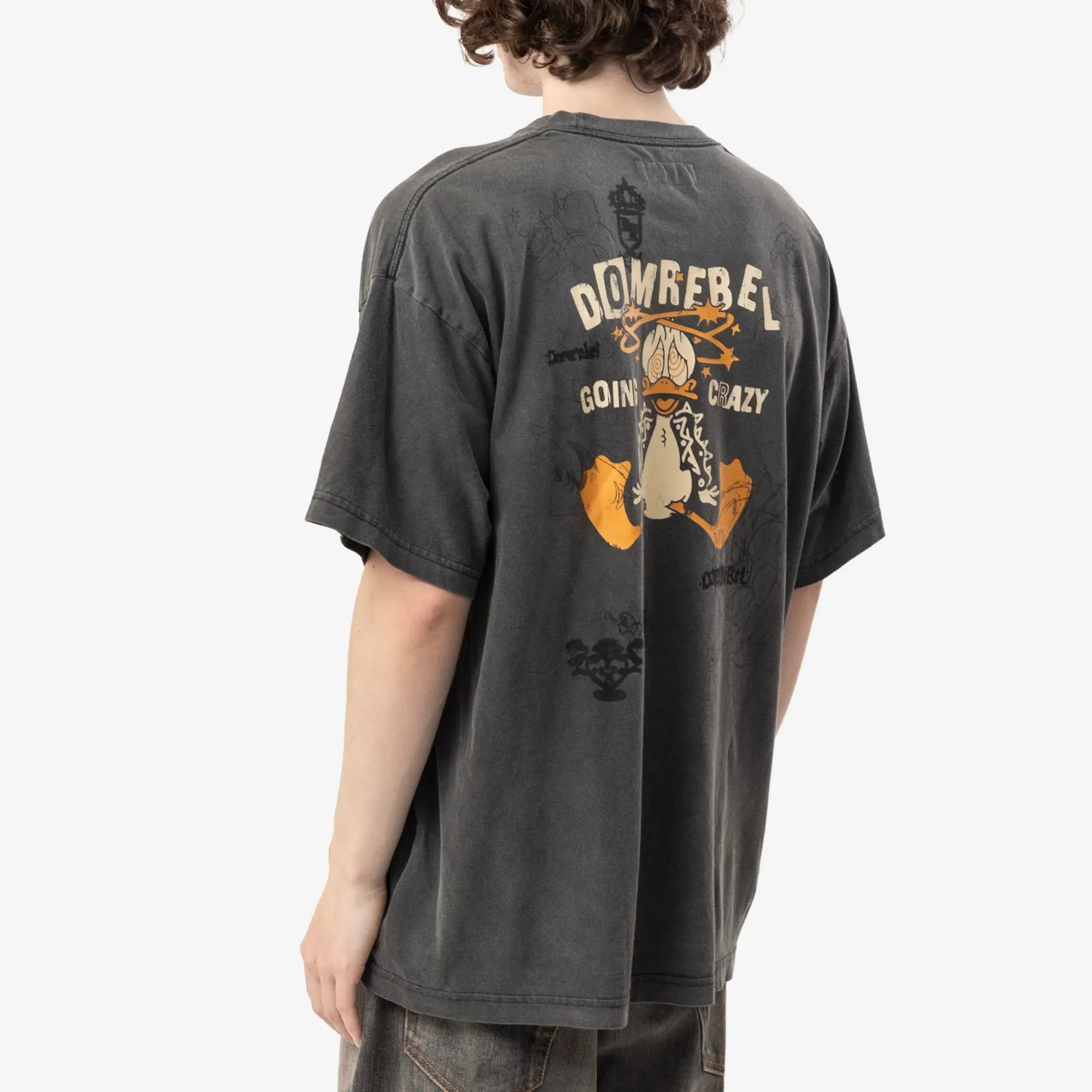 Dom Rebel Cray T-Shirt Faded Black - 4