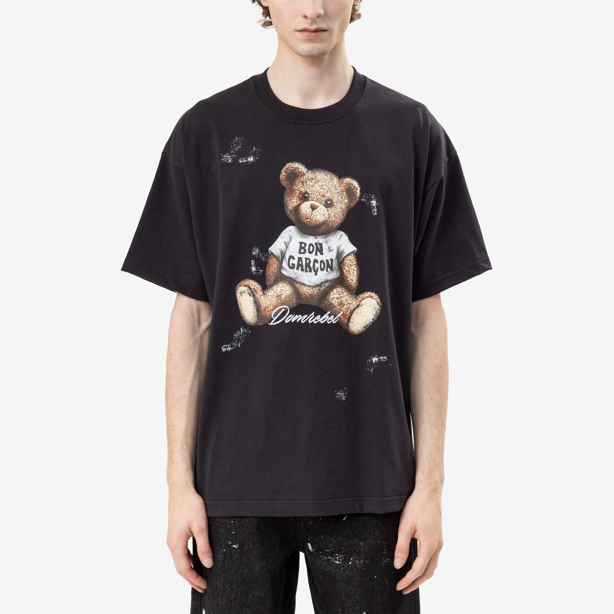 Dom Rebel Good Bear T-Shirt Black-1