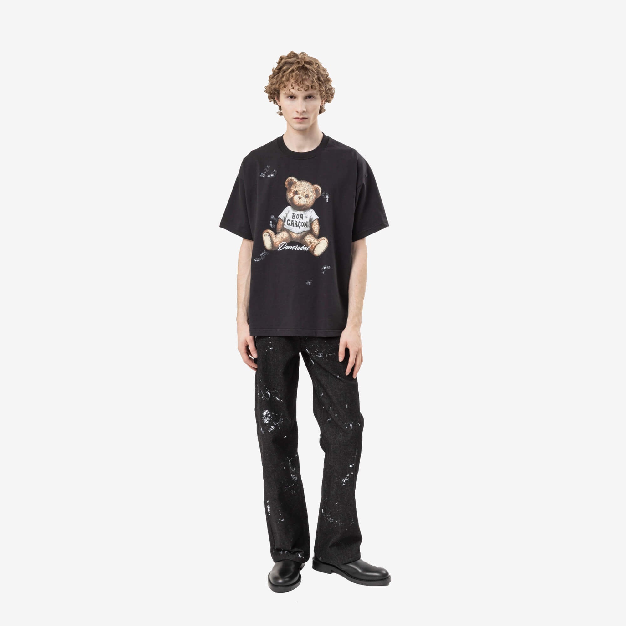 Dom Rebel Good Bear T-Shirt Black-2