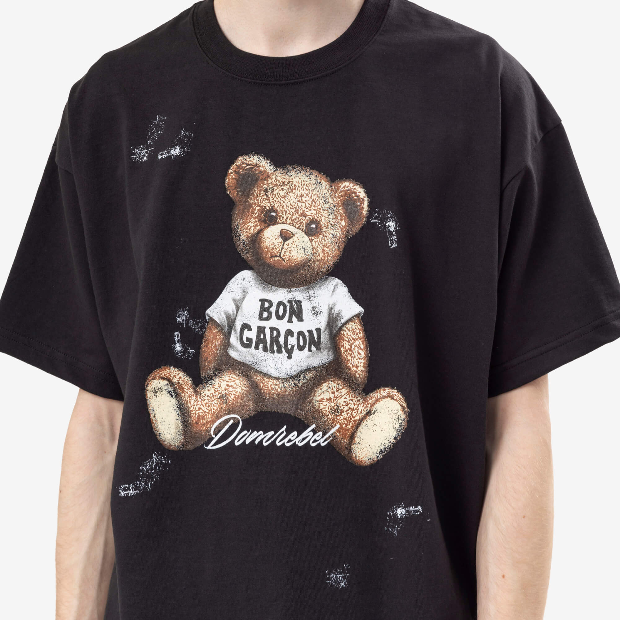 Dom Rebel Good Bear T-Shirt Black-5