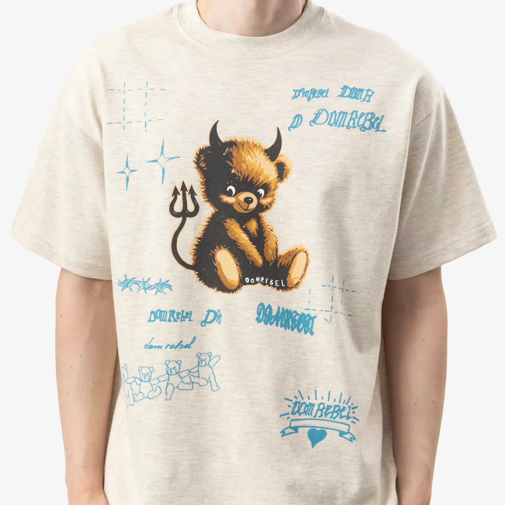 Dom Rebel Lil Dev T-Shirt Greige - 5